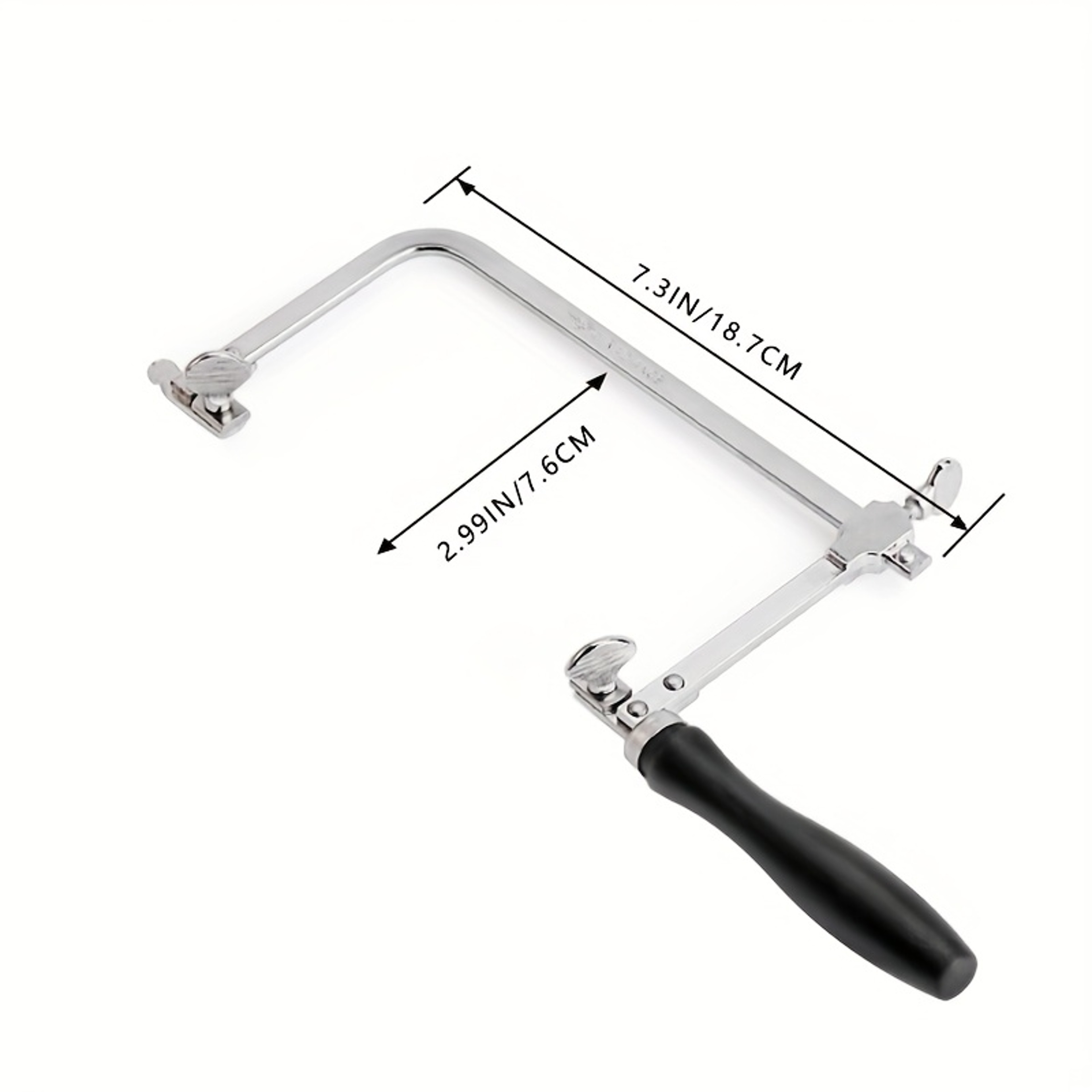 Saw Set with Adjustable Frame, V-Slot Bench Pin Clamp Versatile Tool for Precise Jewelry Crafting – view 2