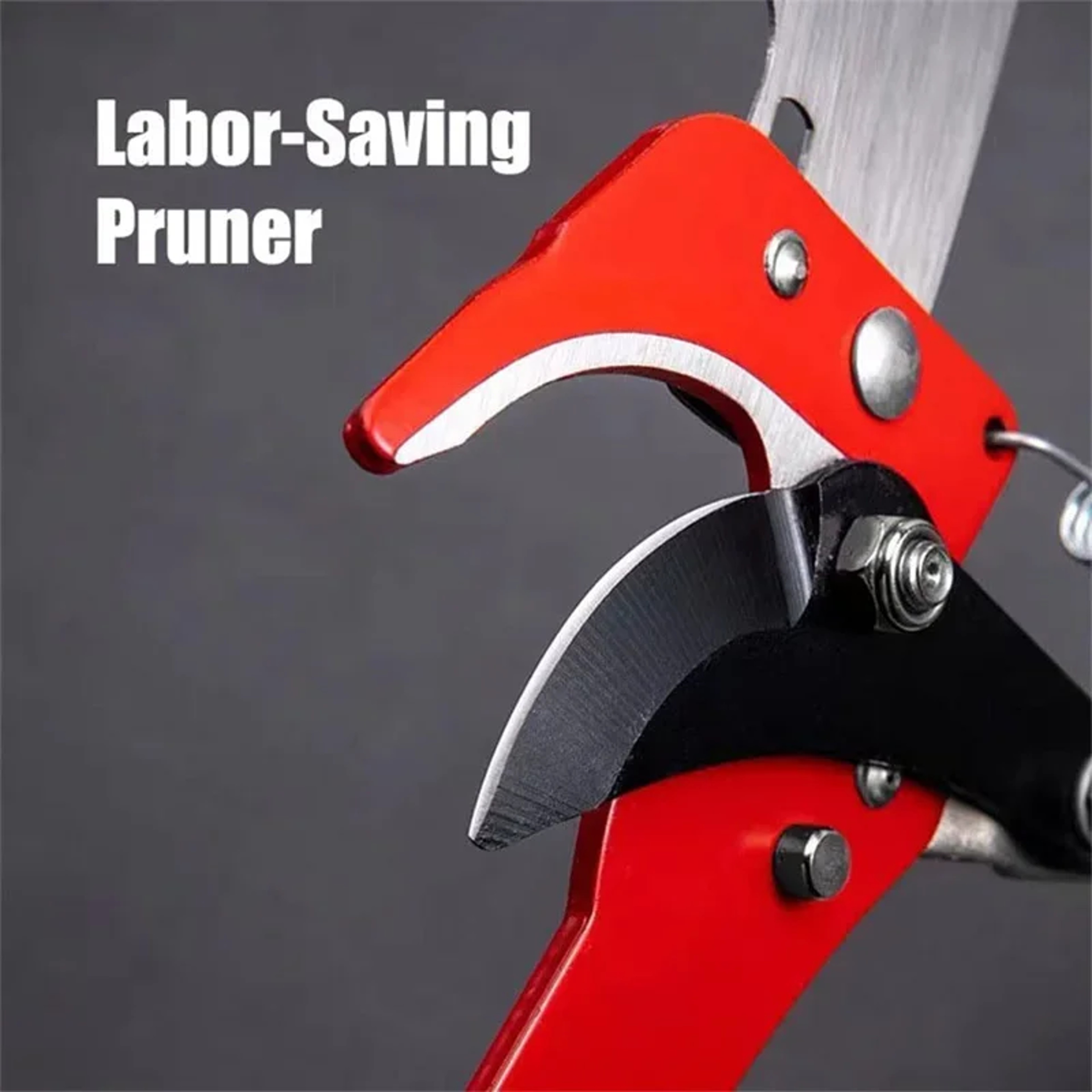 Extendable Tree Pruner Pole Saw High Reach Branch Cutter with Sharp Pruning Shears – view 2