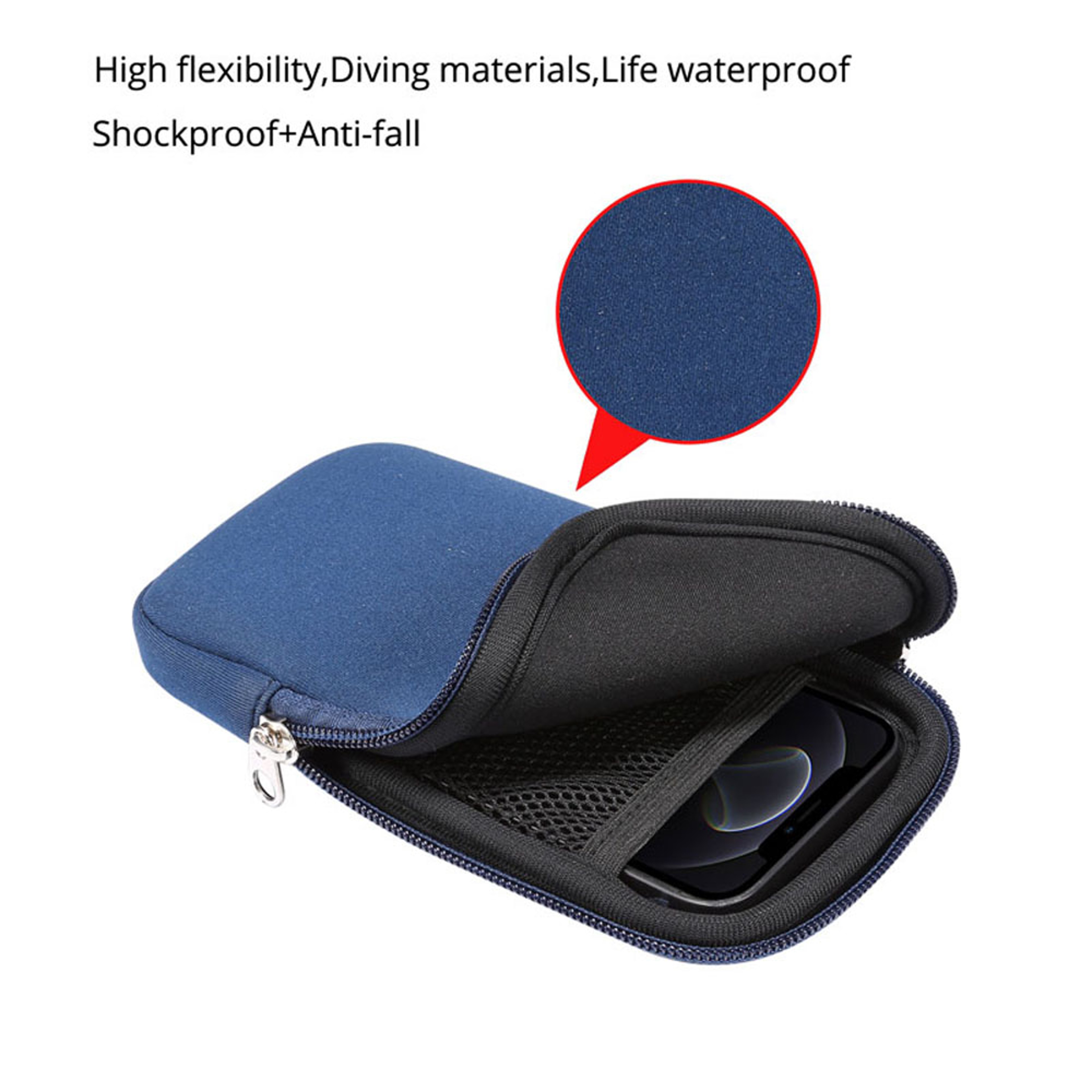 Universal Crossbody Phone Bag Shockproof Mobile Pouch With Adjustable Shoulder Strap 1