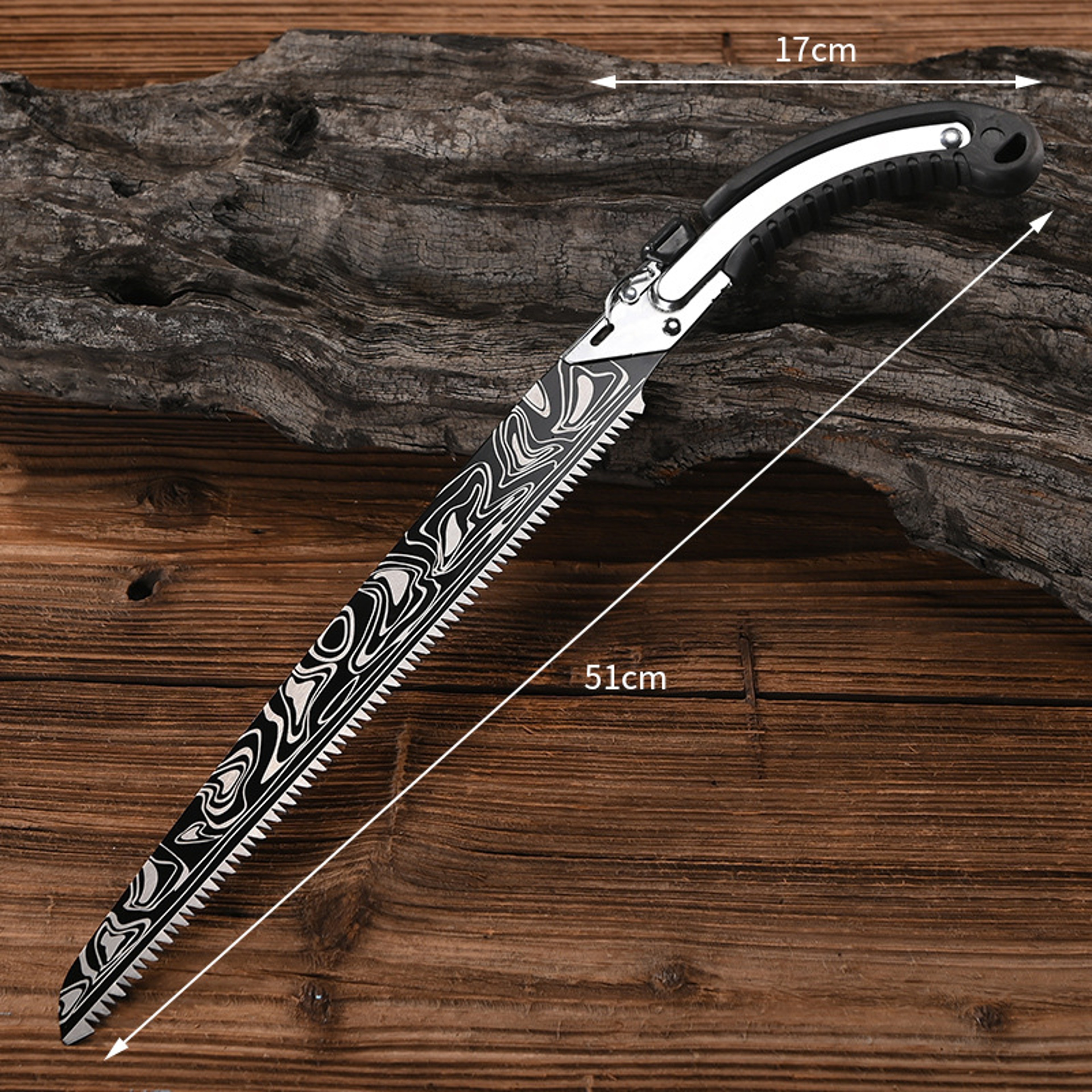 Heavy Duty Folding Hand Saw for Pruning, Camping & Outdoor Cutting – view 3