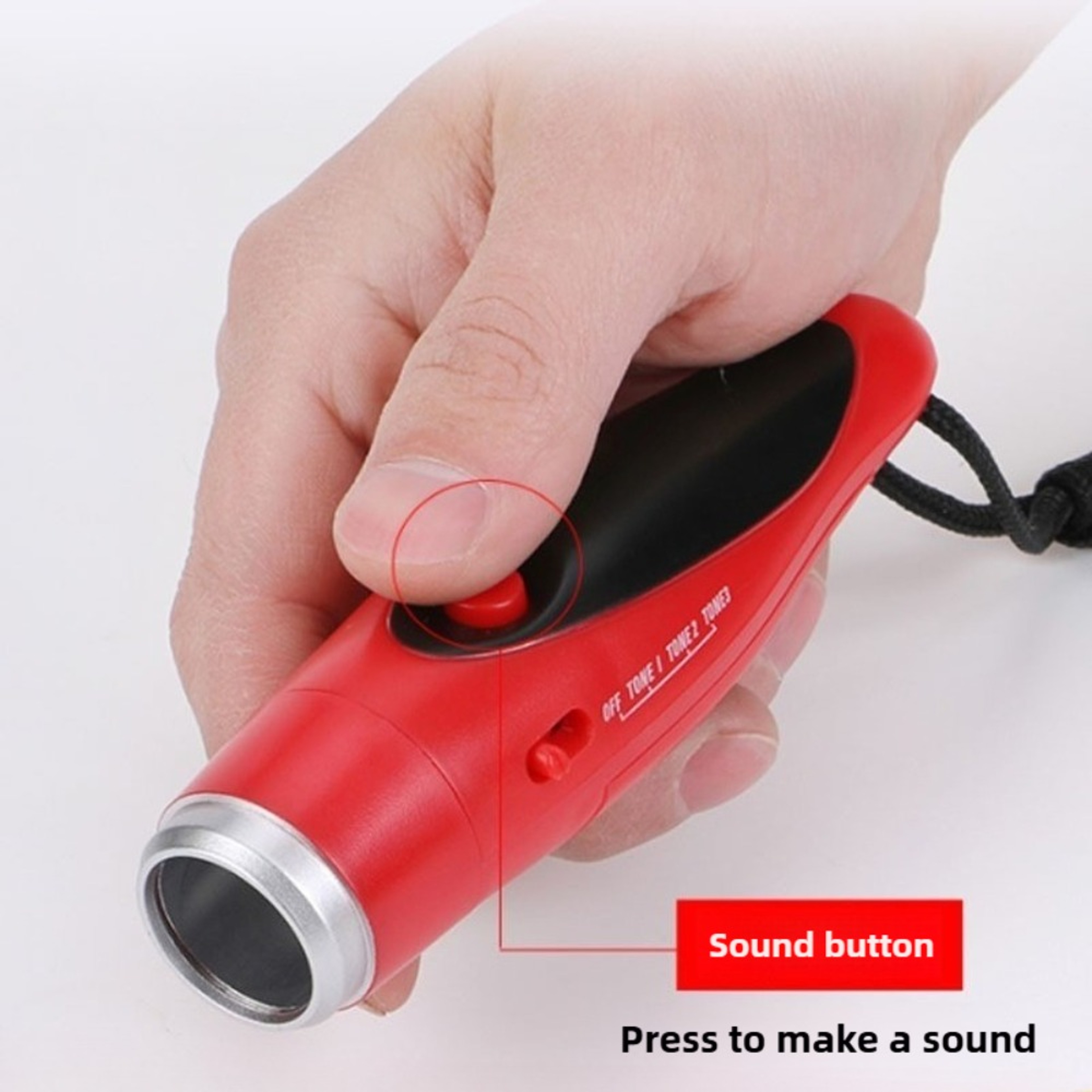High Pitched Electronic Whistle with Tones for Referees & Coaches Ideal for Football, Basketball, & Pet Training – view 2