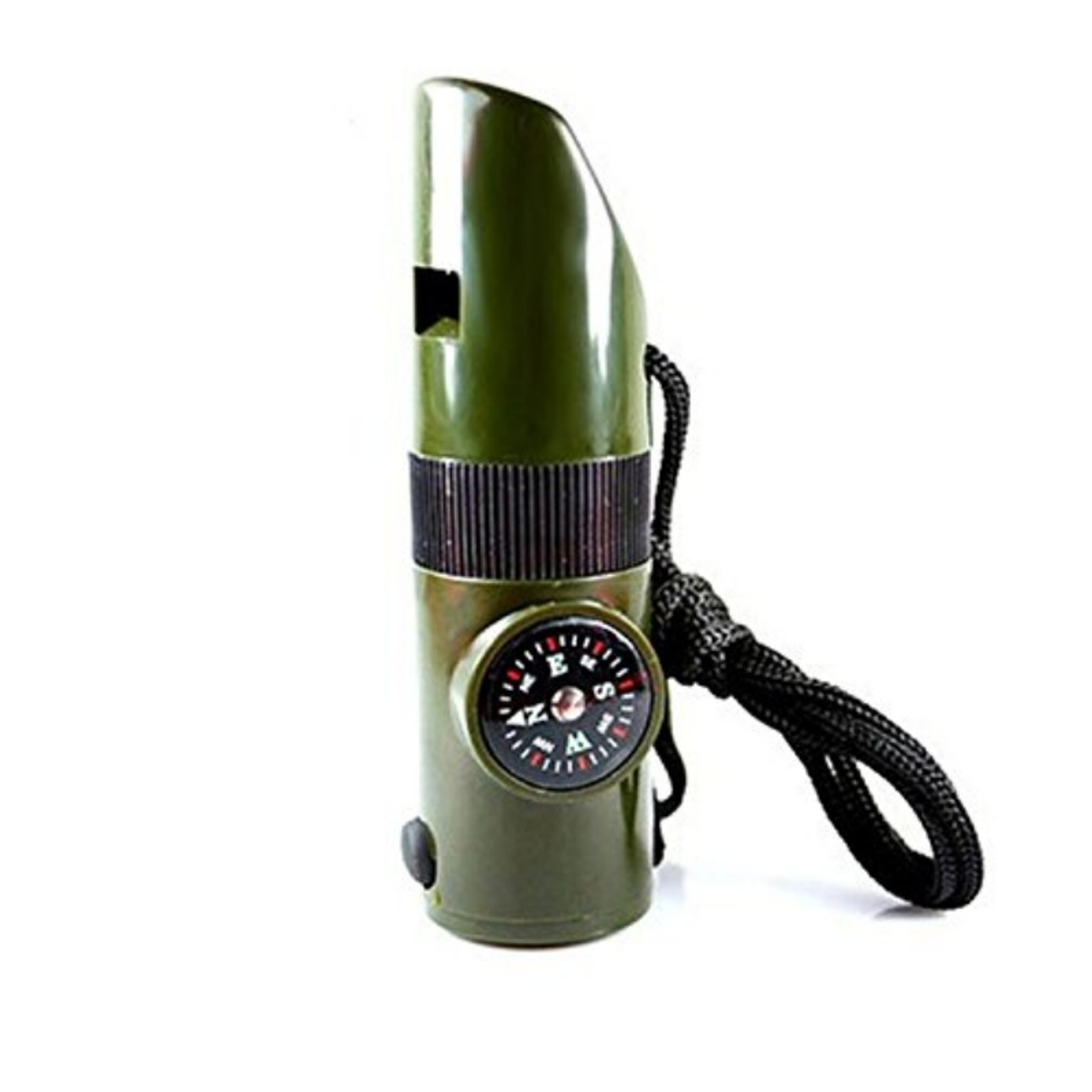 Multi-Function Survival Whistle with Compass, LED Flashlight, Magnifying Glass & Reflector –Perfect for Camping, Hiking – view 1