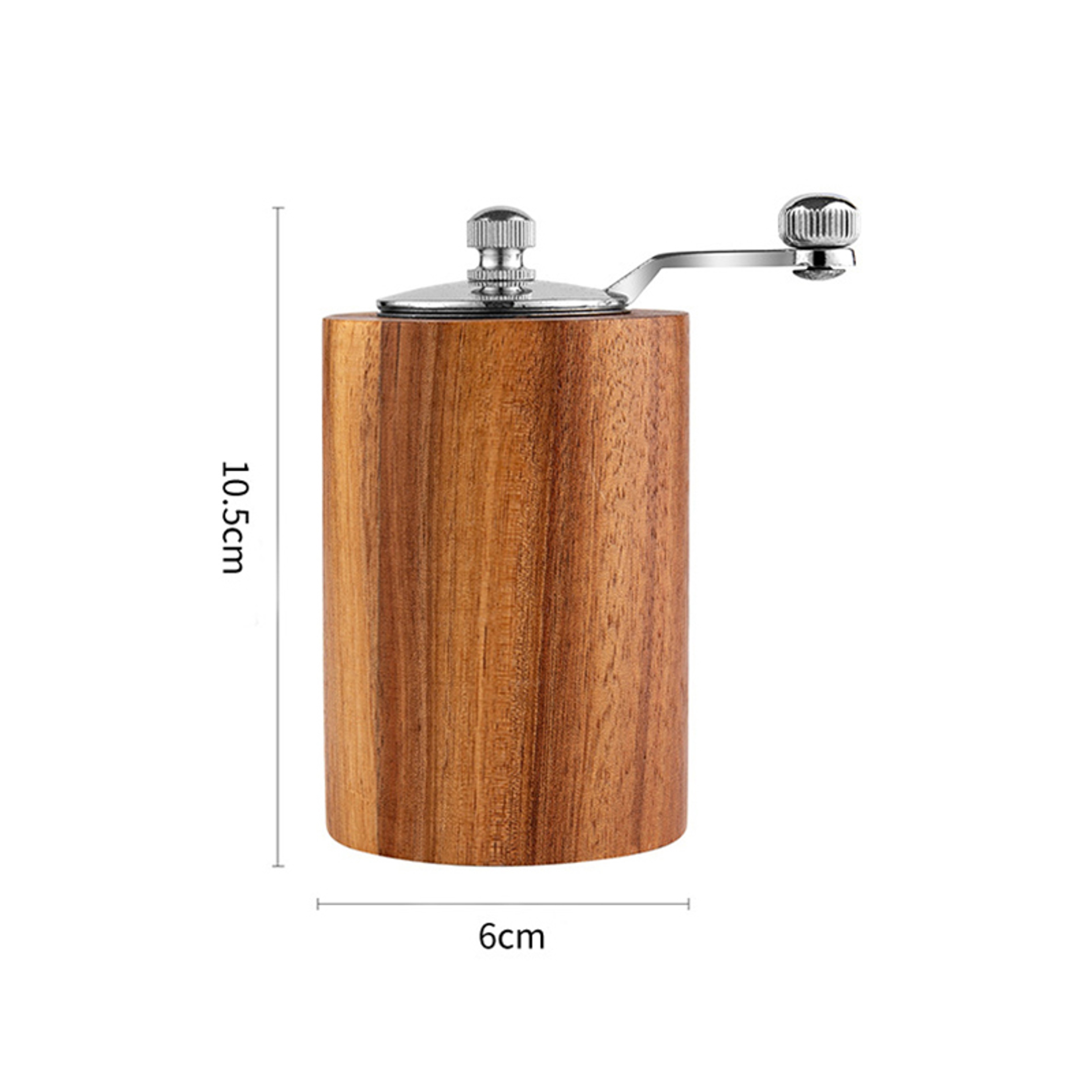 Premium Hand Cranked Pepper Grinder Solid Wood Manual Salt  Pepper Mill For Kitchen 6