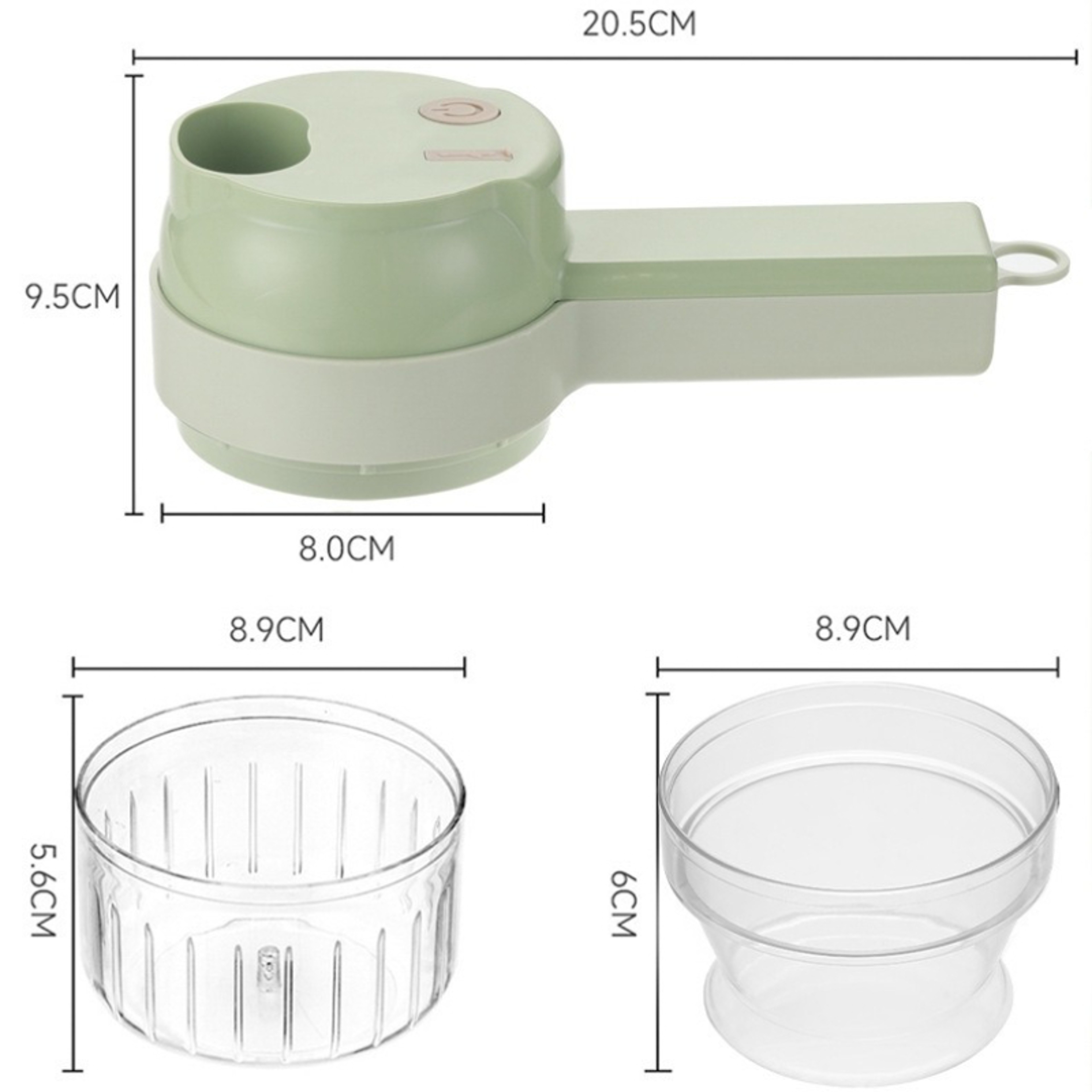 Wireless Electric Food Processor  Meat Grinder Set Garlic Masher Chopper Peeler And Slicer 4