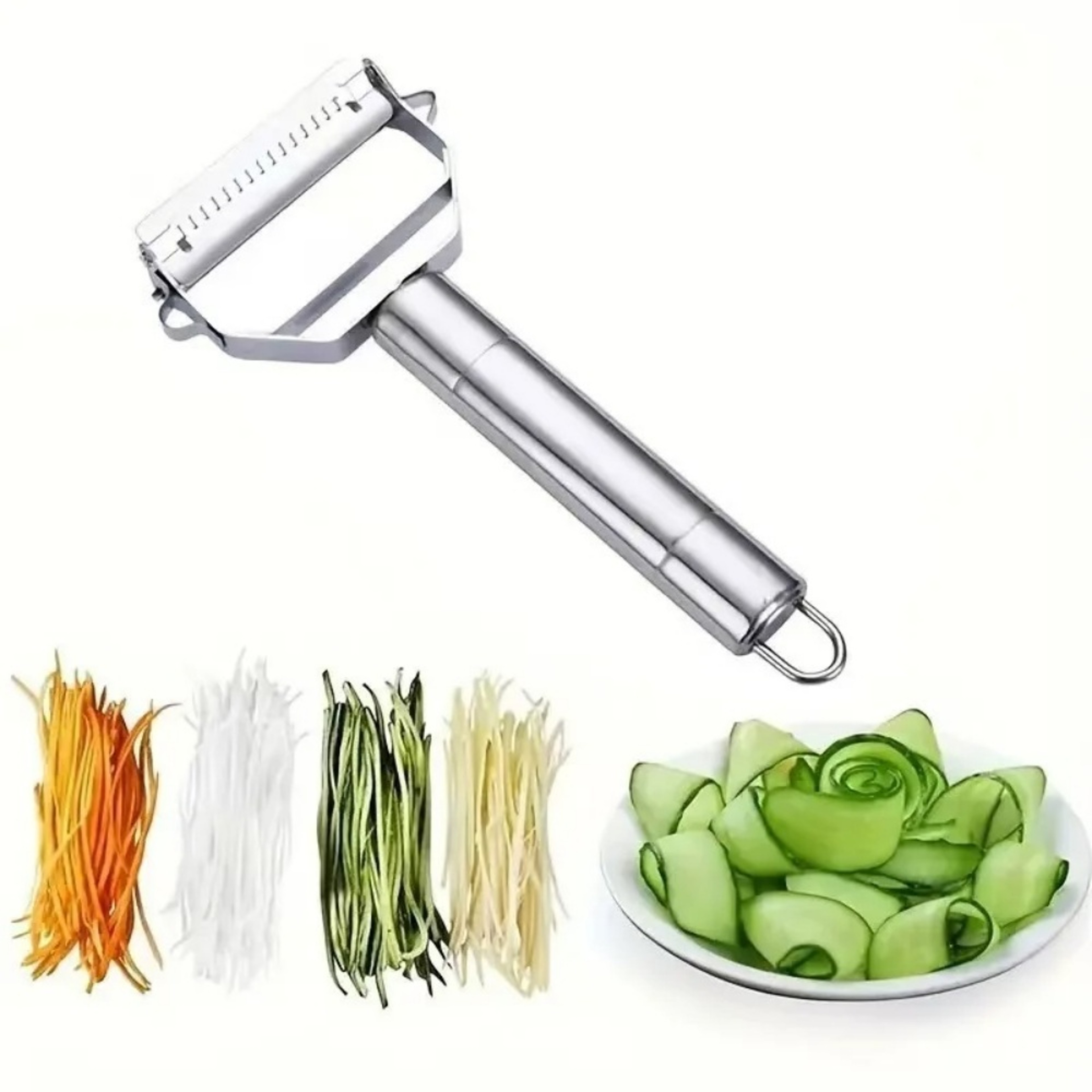 MultiFunction Stainless Steel Vegetable Peeler  Grater For Cucumbers Carrots And Potatoes 1