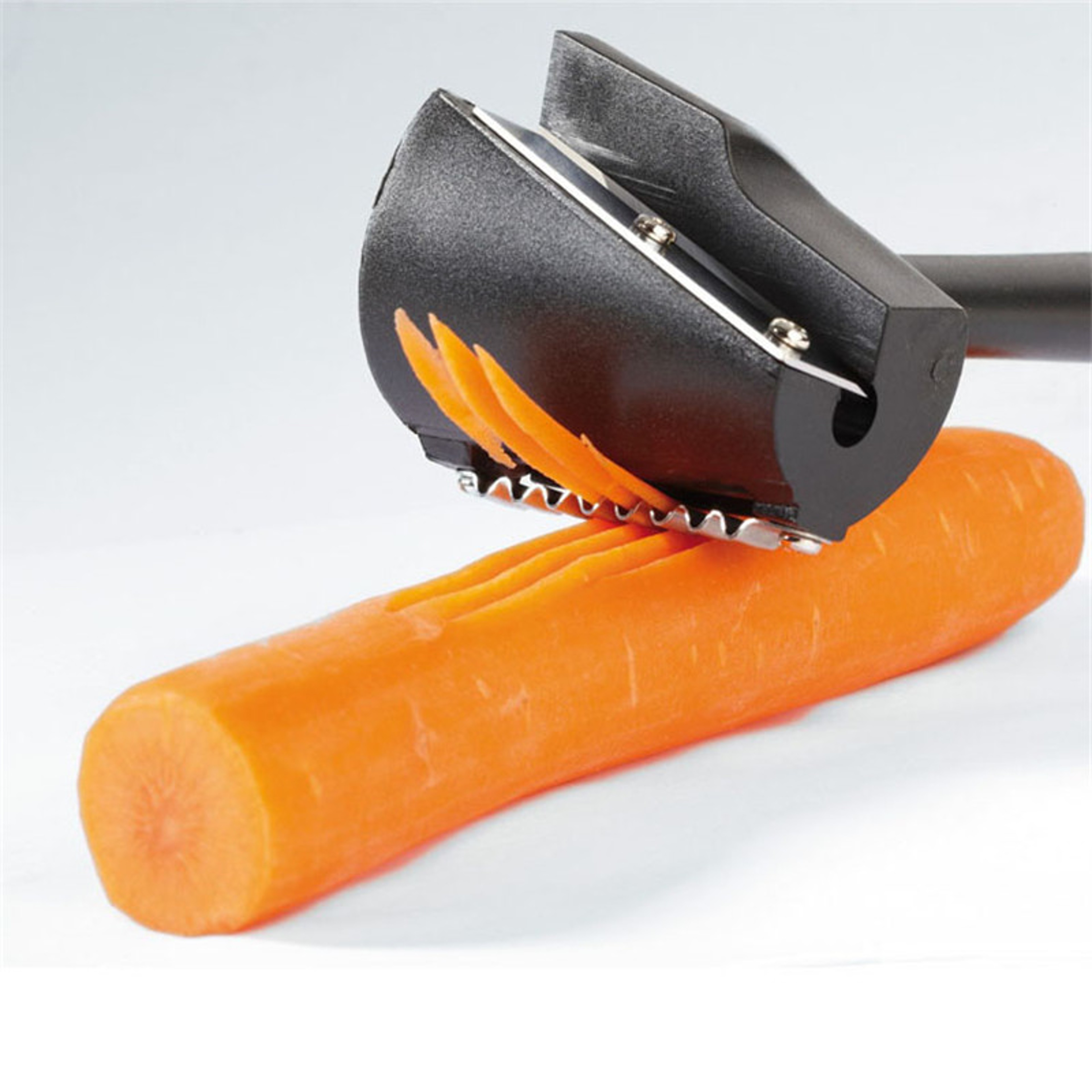 Rotating Vegetable Cutter & Fruit Carving Tool for Creative Kitchen Garnishes – view 3