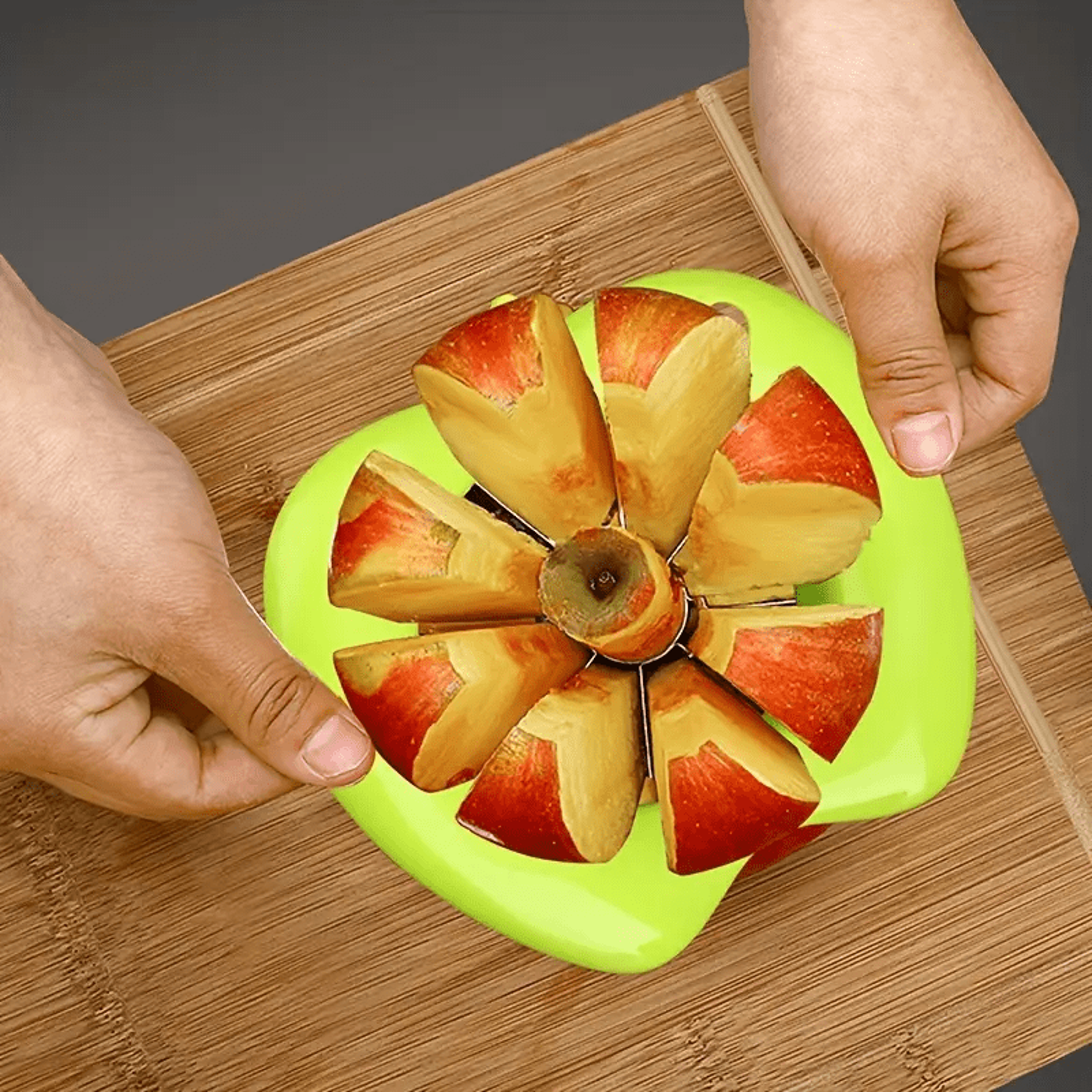 Stainless Steel Apple Slicer  Fruit Cutter Efficient Vegetable Chopper For Kitchen  Outdoor Use 2