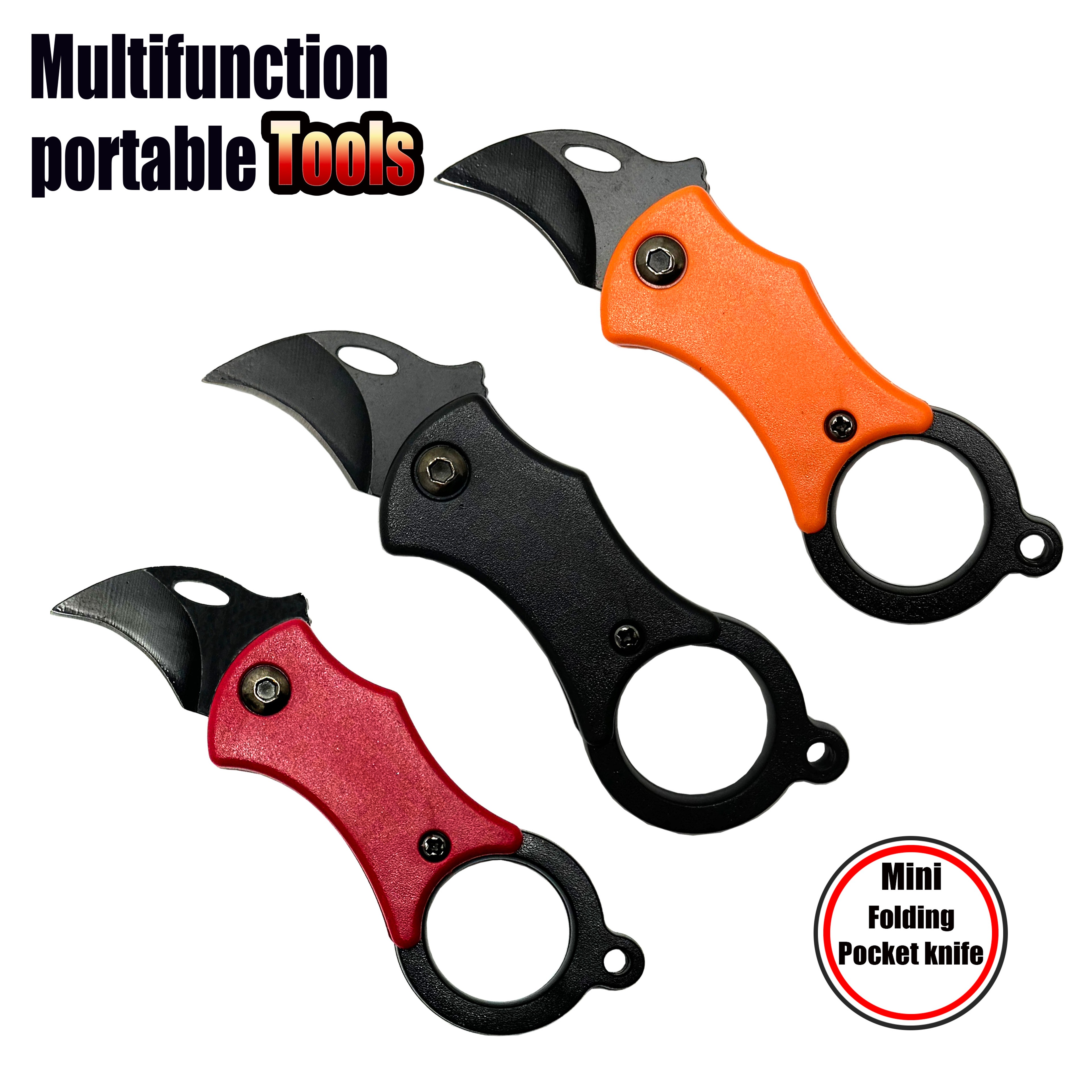 Mini Folding Knife Compact Portable Pocket Knife For EDC  Camping KeychainFriendly 1