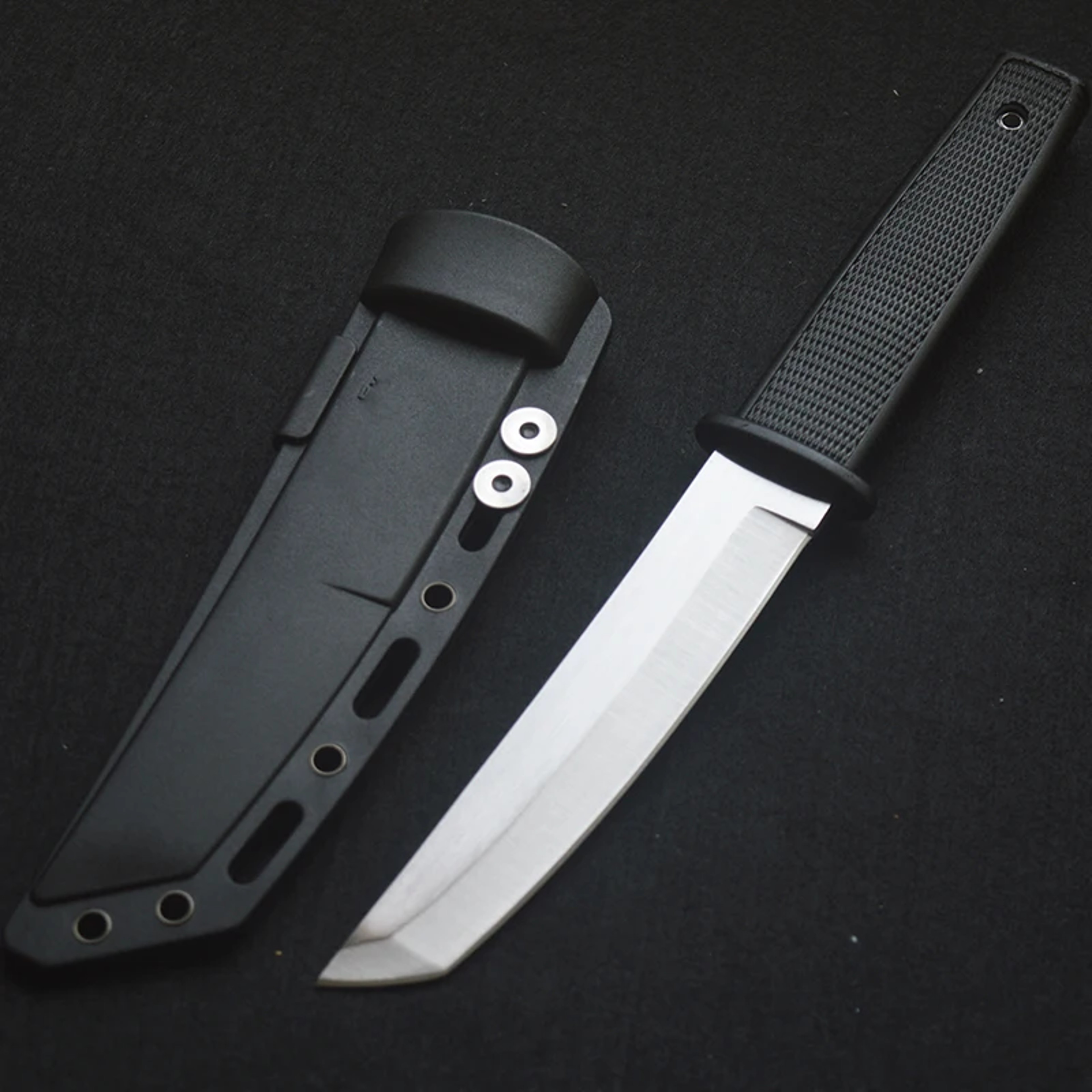 Portable Survival Knife Fixed Blade, ABS Handle, Camping EDC Multitool for Self-defense – view 5