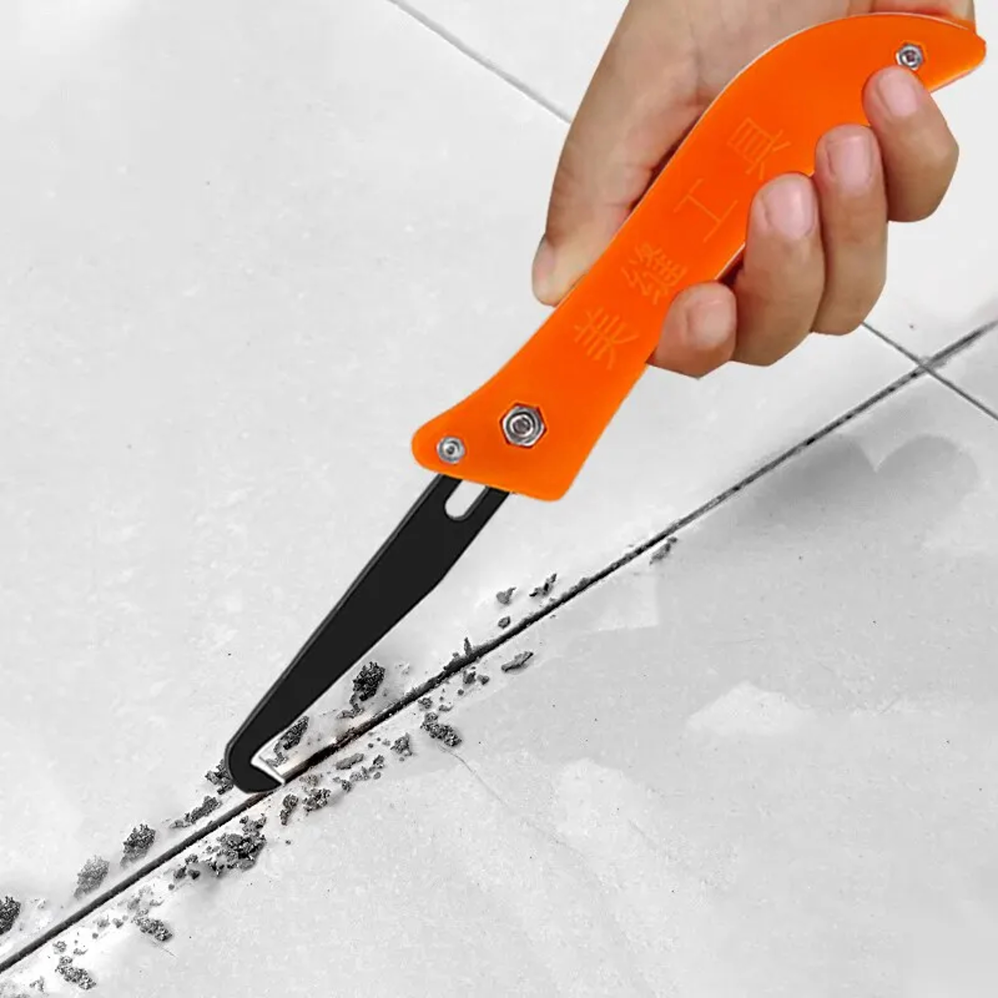 Ceramic Tile Repair  Mortar Cleaning Tool Professional Gap Hook Knife For Floor Tile Dust Removal 1