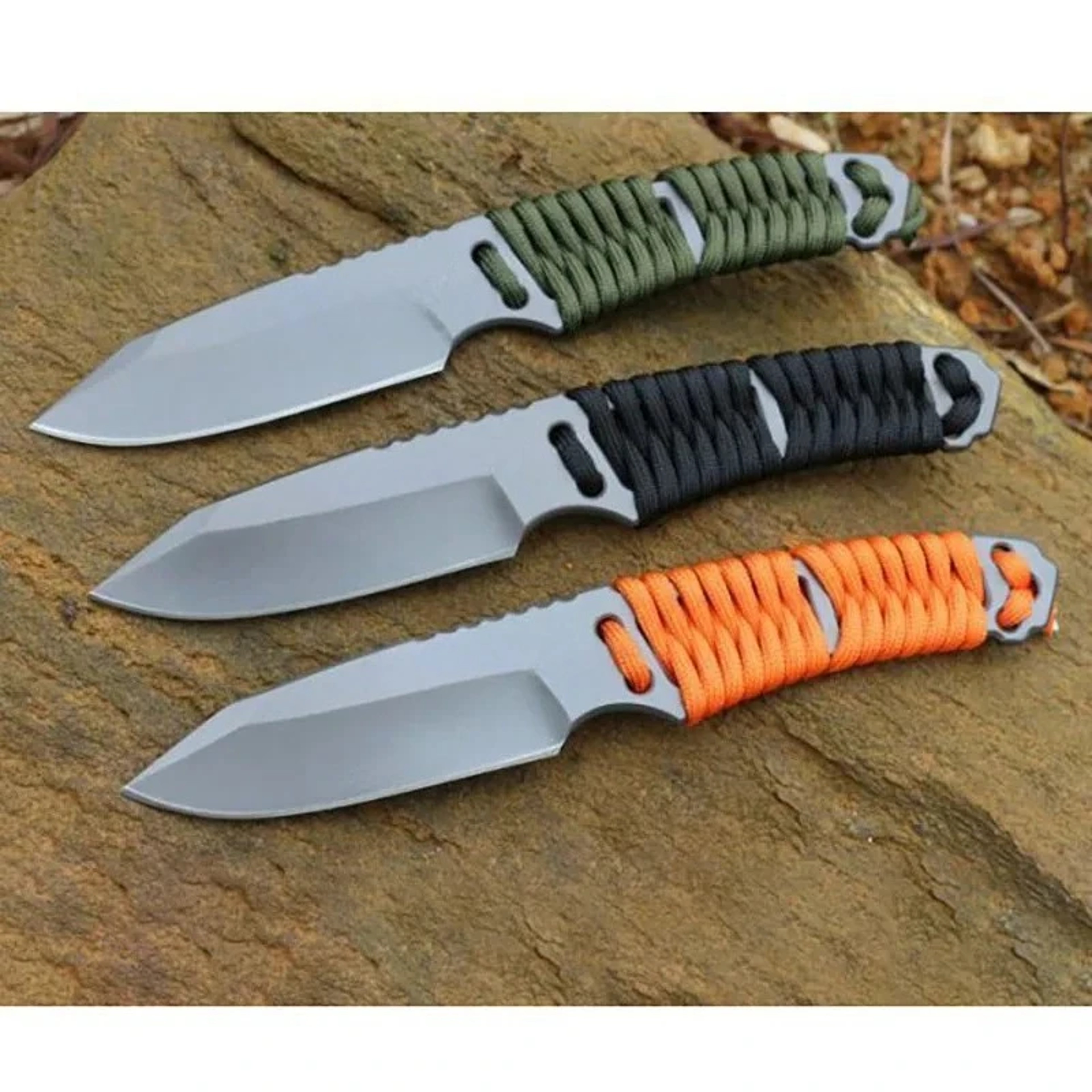 Versatile EDC Pocket Knife With Fixed Blade  Scabbard Ideal For Camping BBQ And Survival 0