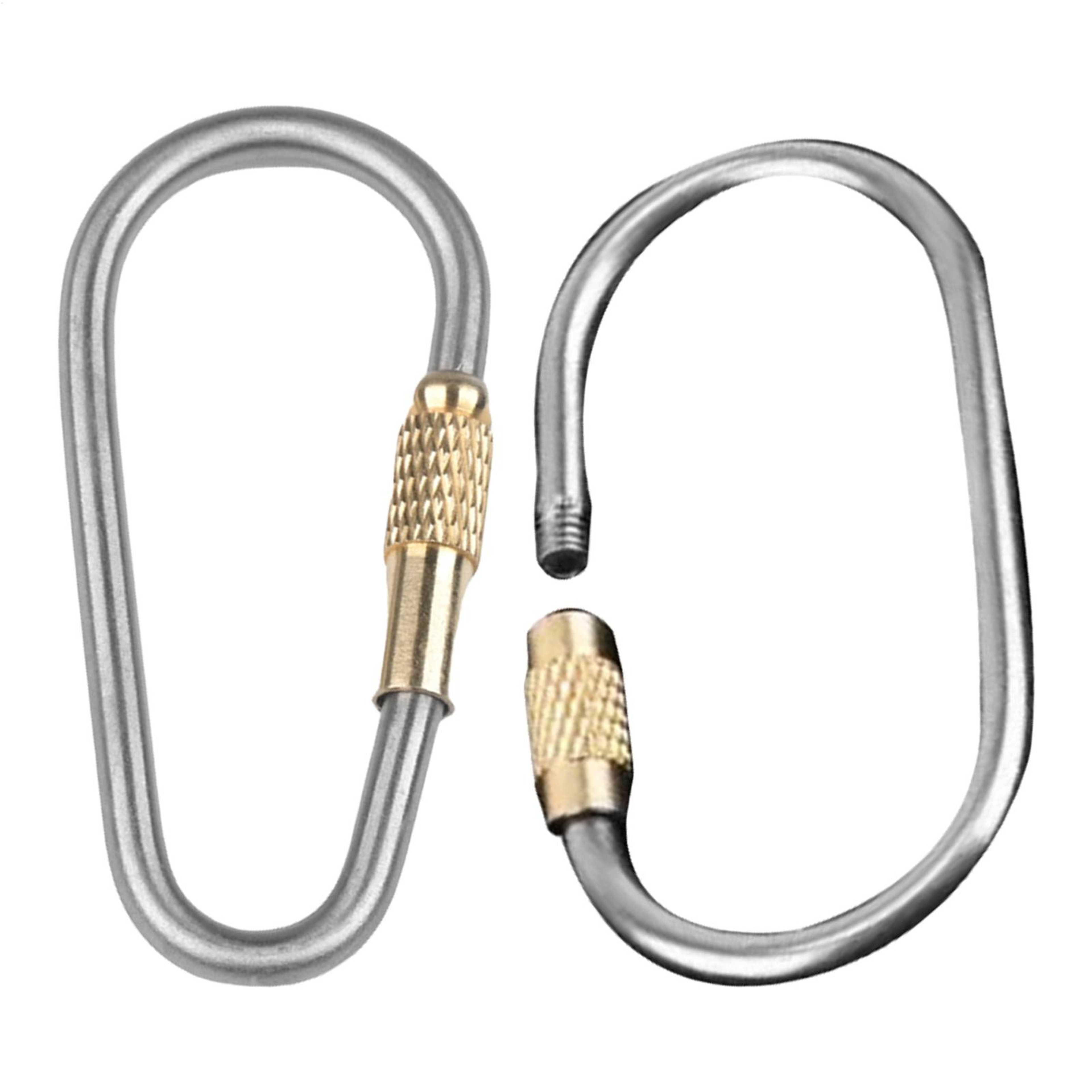 Titanium Screw Lock Carabiner Clip Keyring High Strength, Quick Release for Outdoor Adventures – view 1