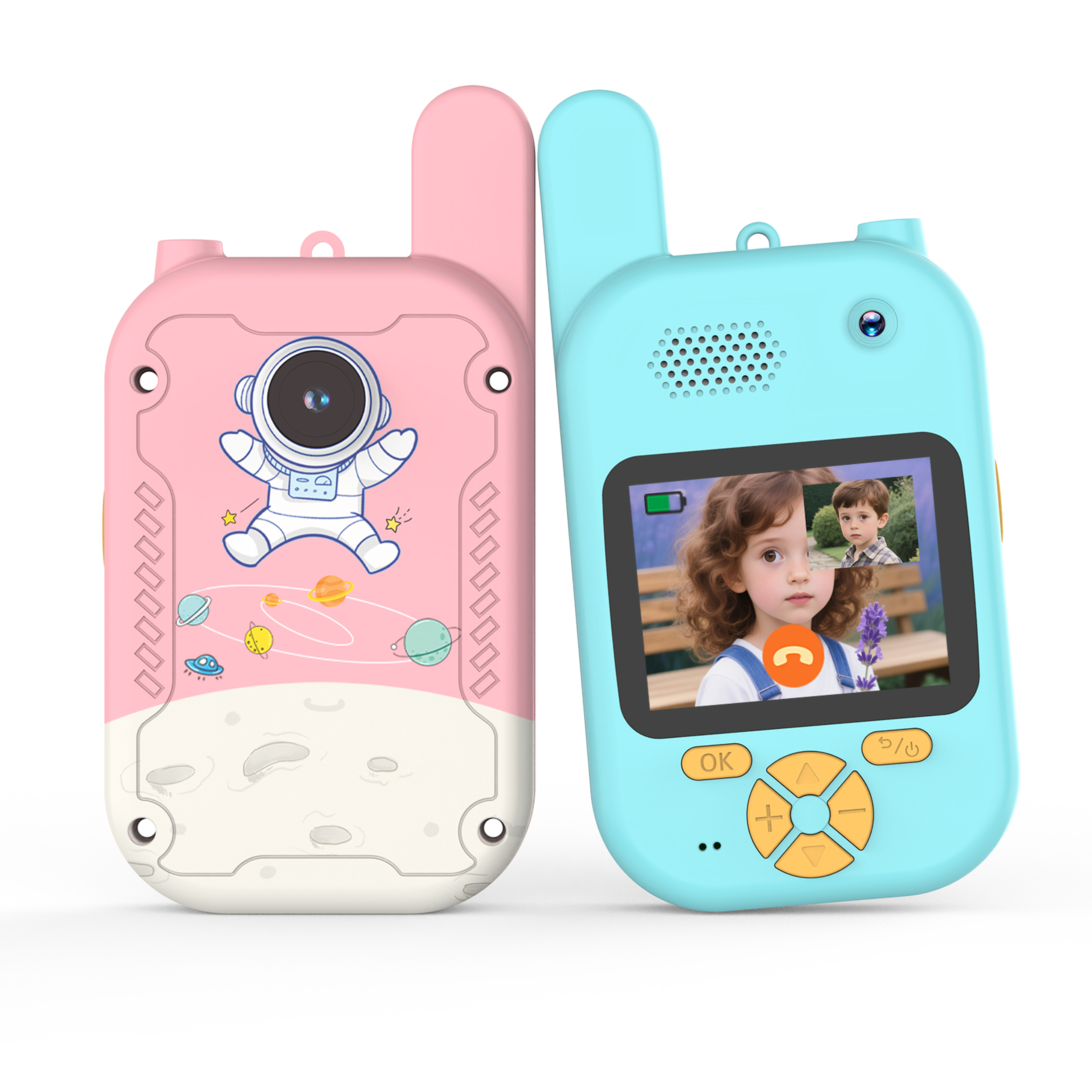 Kids Video Walkie Talkies Rechargeable With Screen For Outdoor Play 0