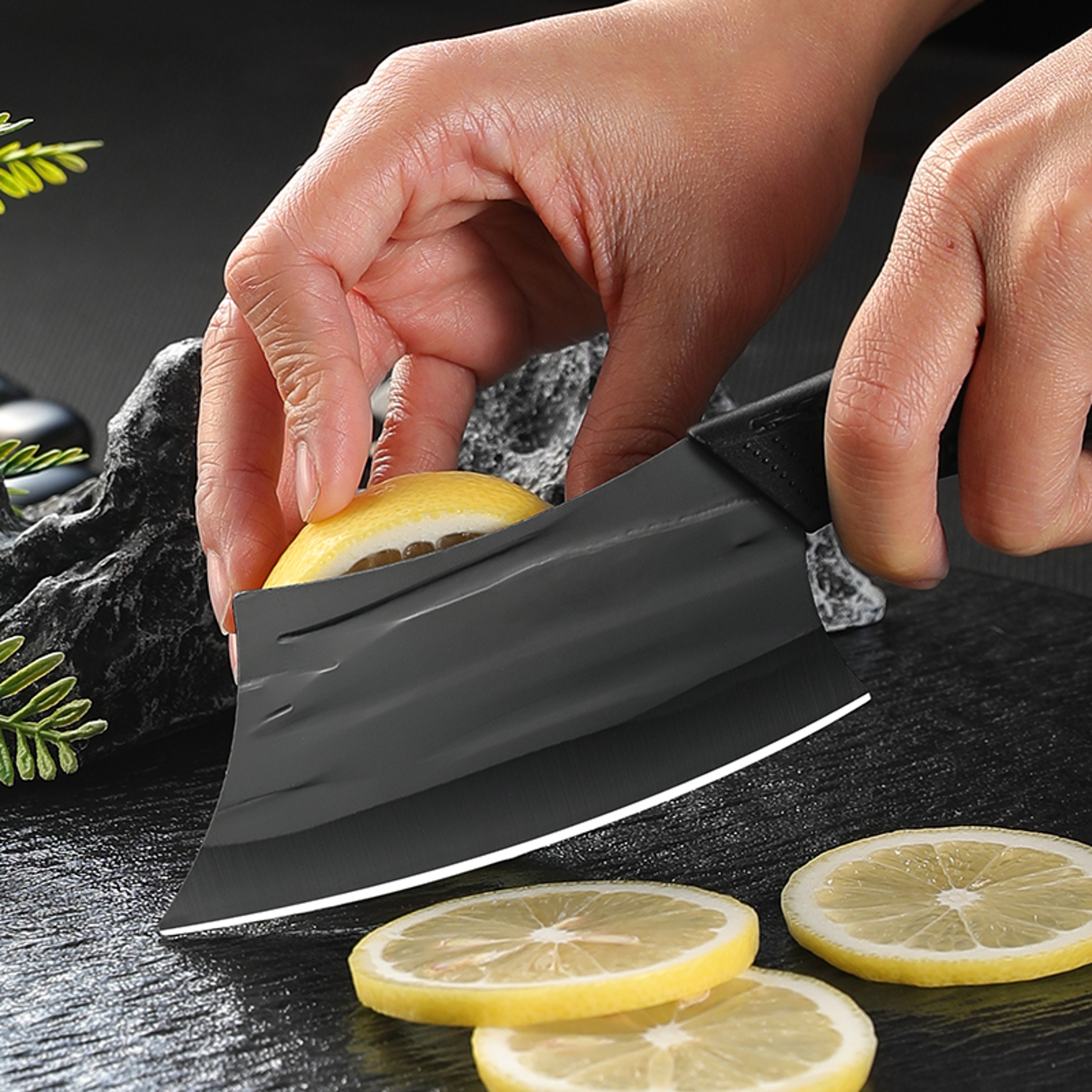 Precision Edge Chef Knife Stainless Steel Kitchen Knife for Slicing and Chopping – view 3