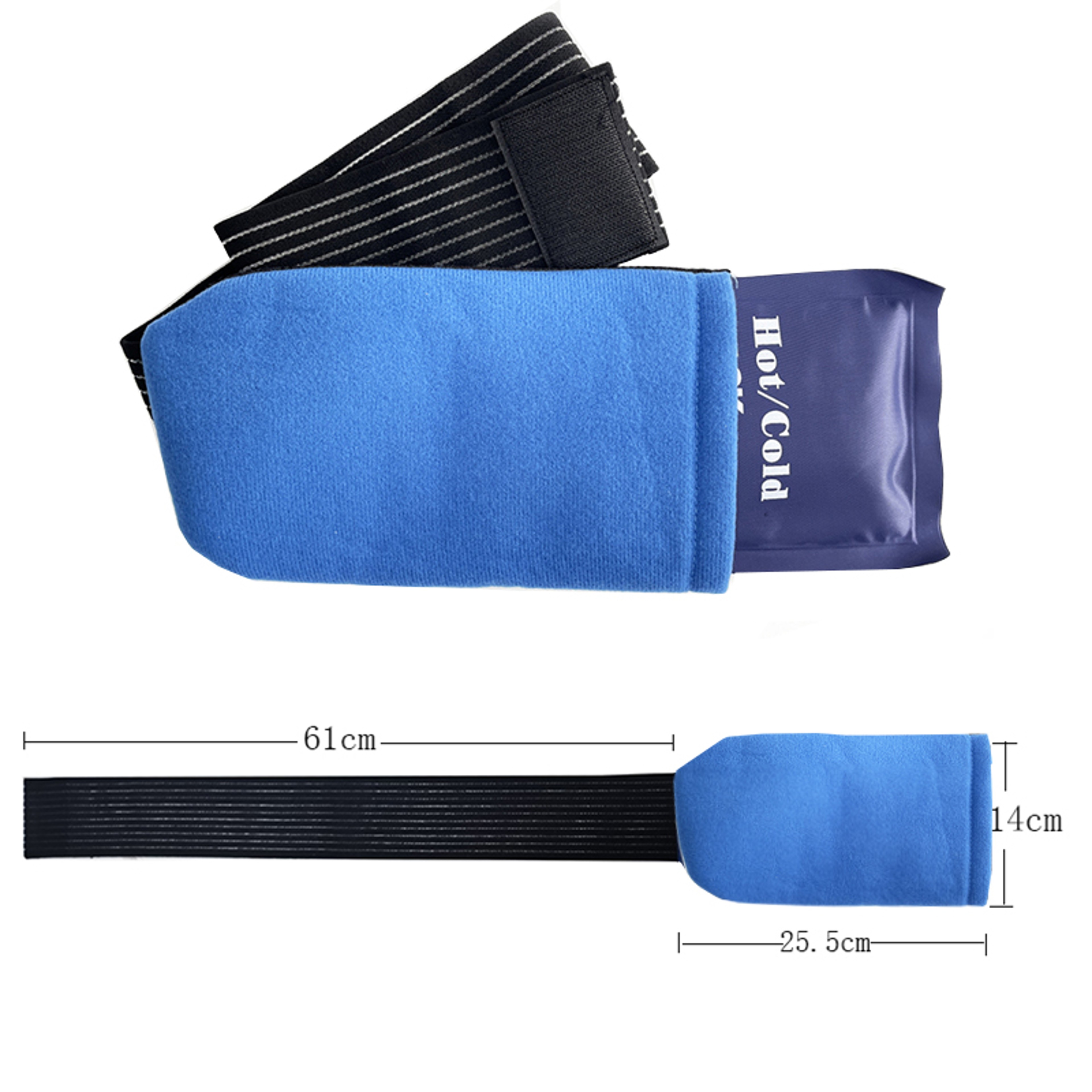 Gel Ice Packs With Adjustable Elastic Strap Hot  Cold Compress For Shoulder Back Knee Neck And Ankl 4