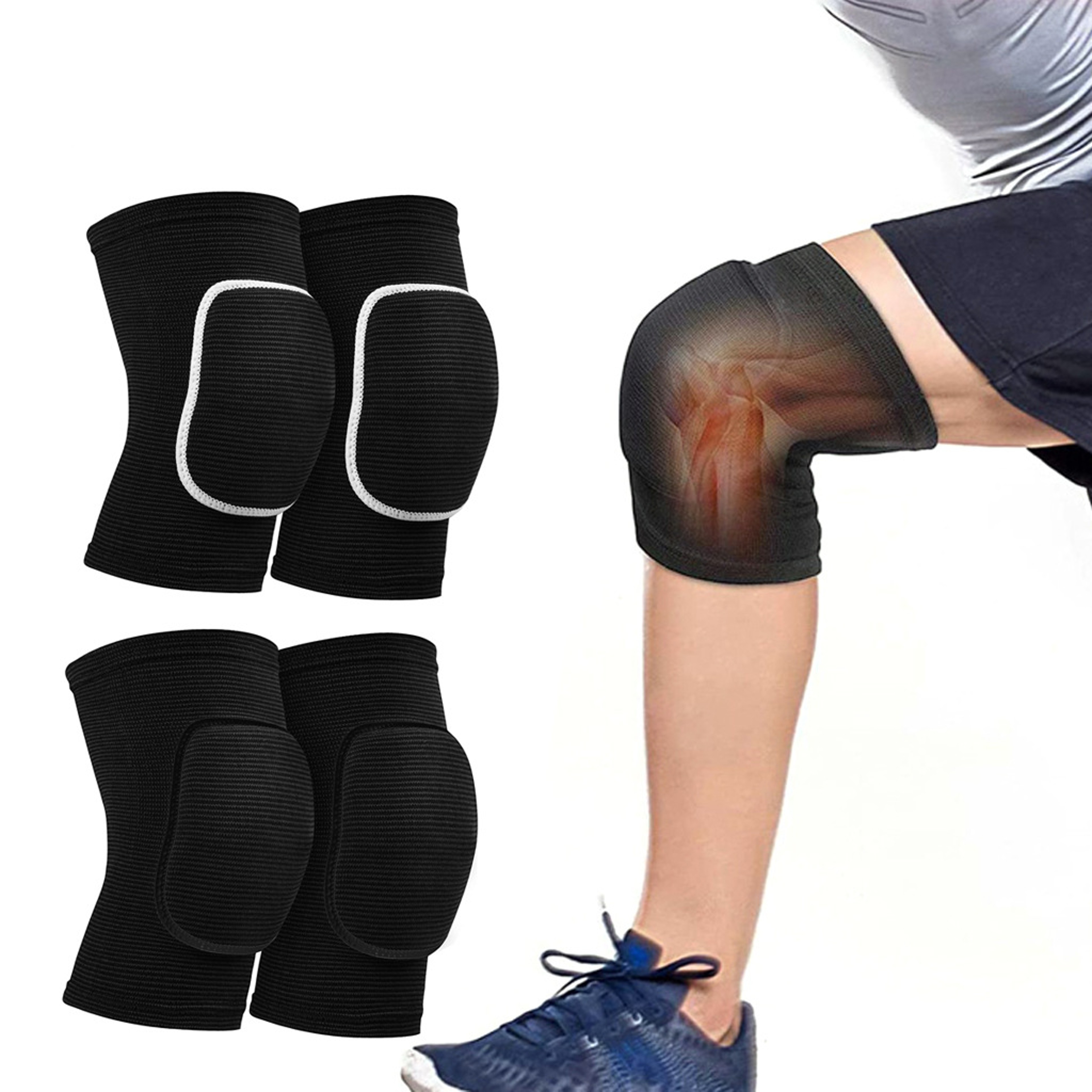 Protective Knee Pads For Sports Adjustable Comfortable And Durable For Men Women  Kids 0