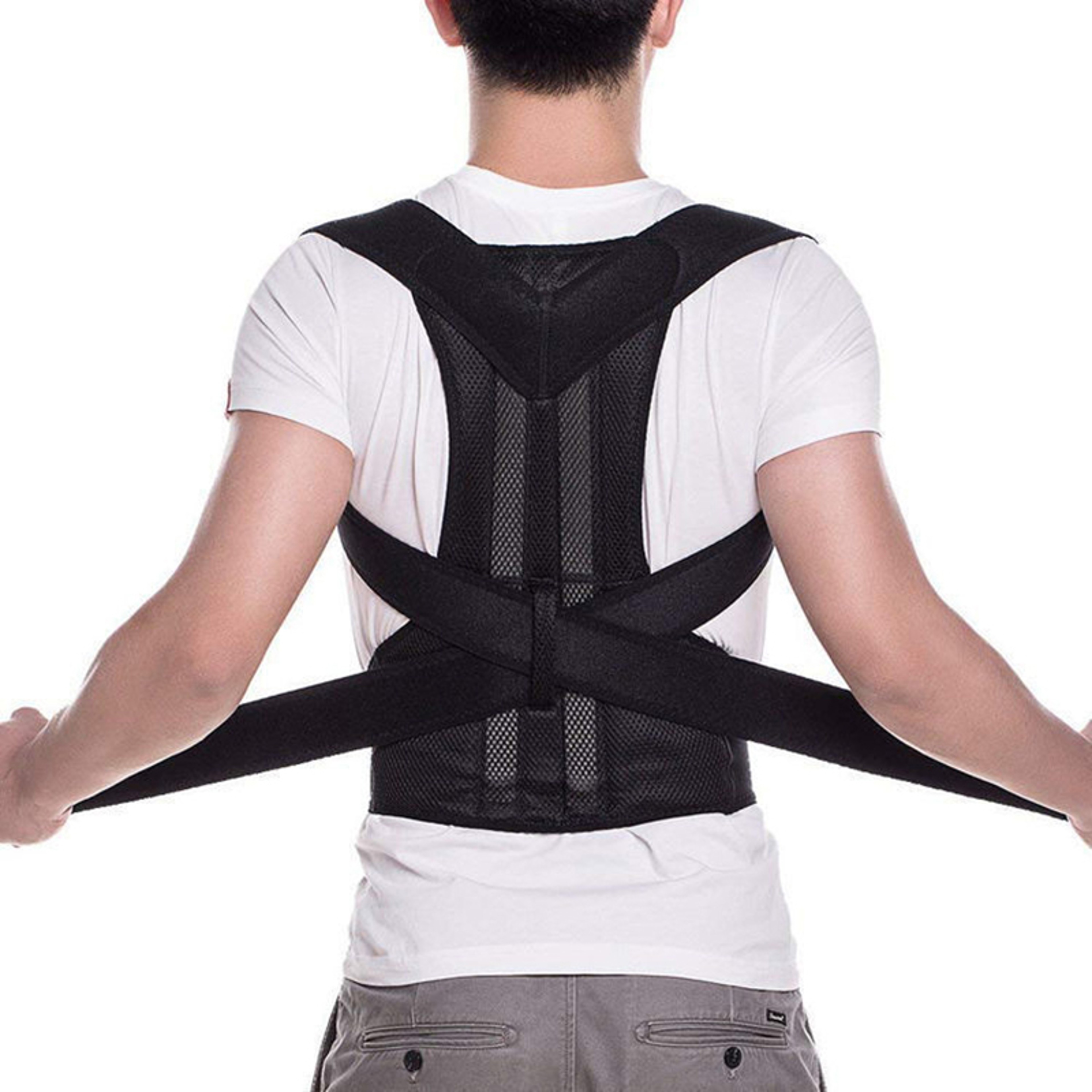 Adjustable Posture Corrector For Back  Clavicle Support Unisex Back Trainer To Stop Slouching  Hunc 0