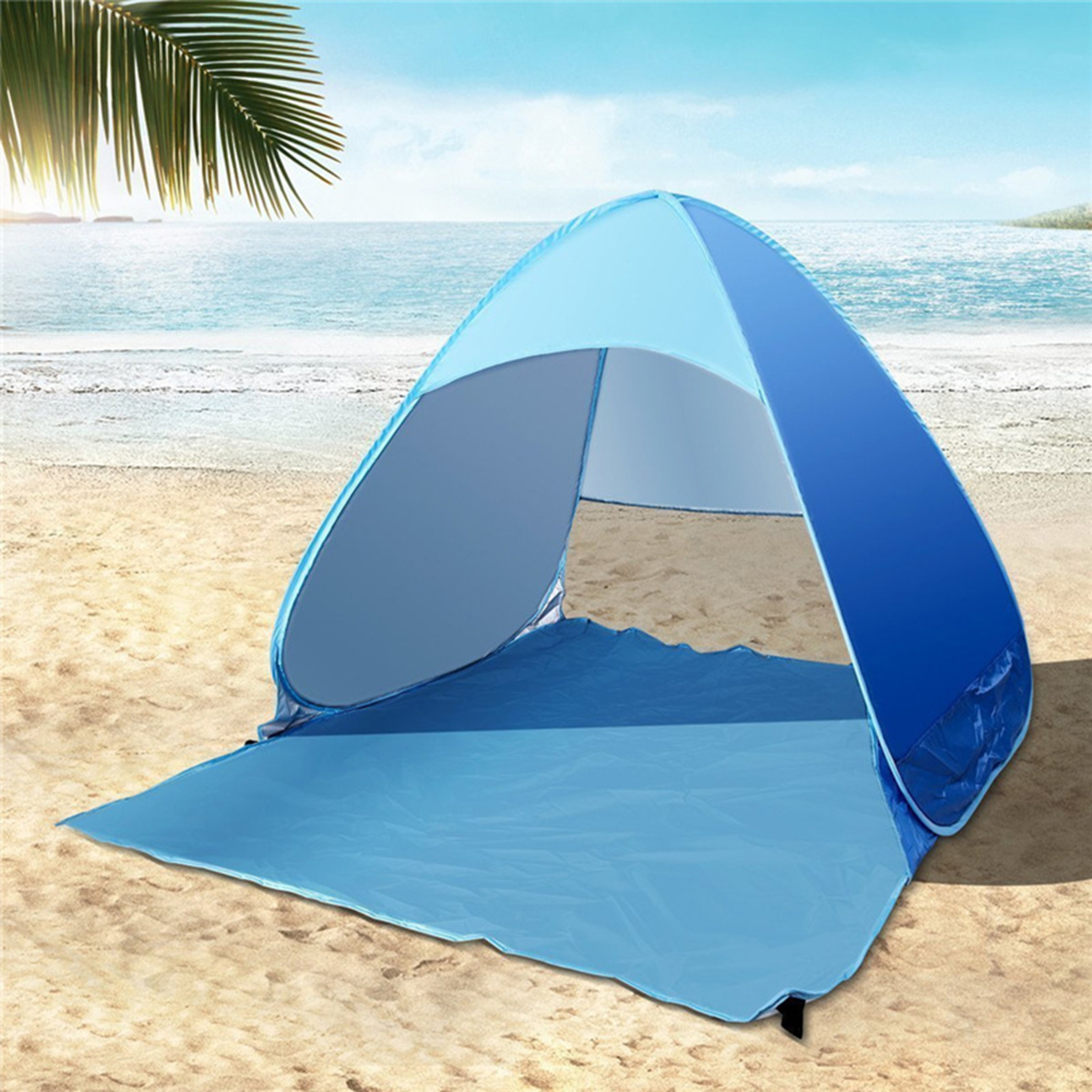 Quick Automatic Beach Tent Sun Shelter Portable Beach Canopy for Camping & Fishing – view 5