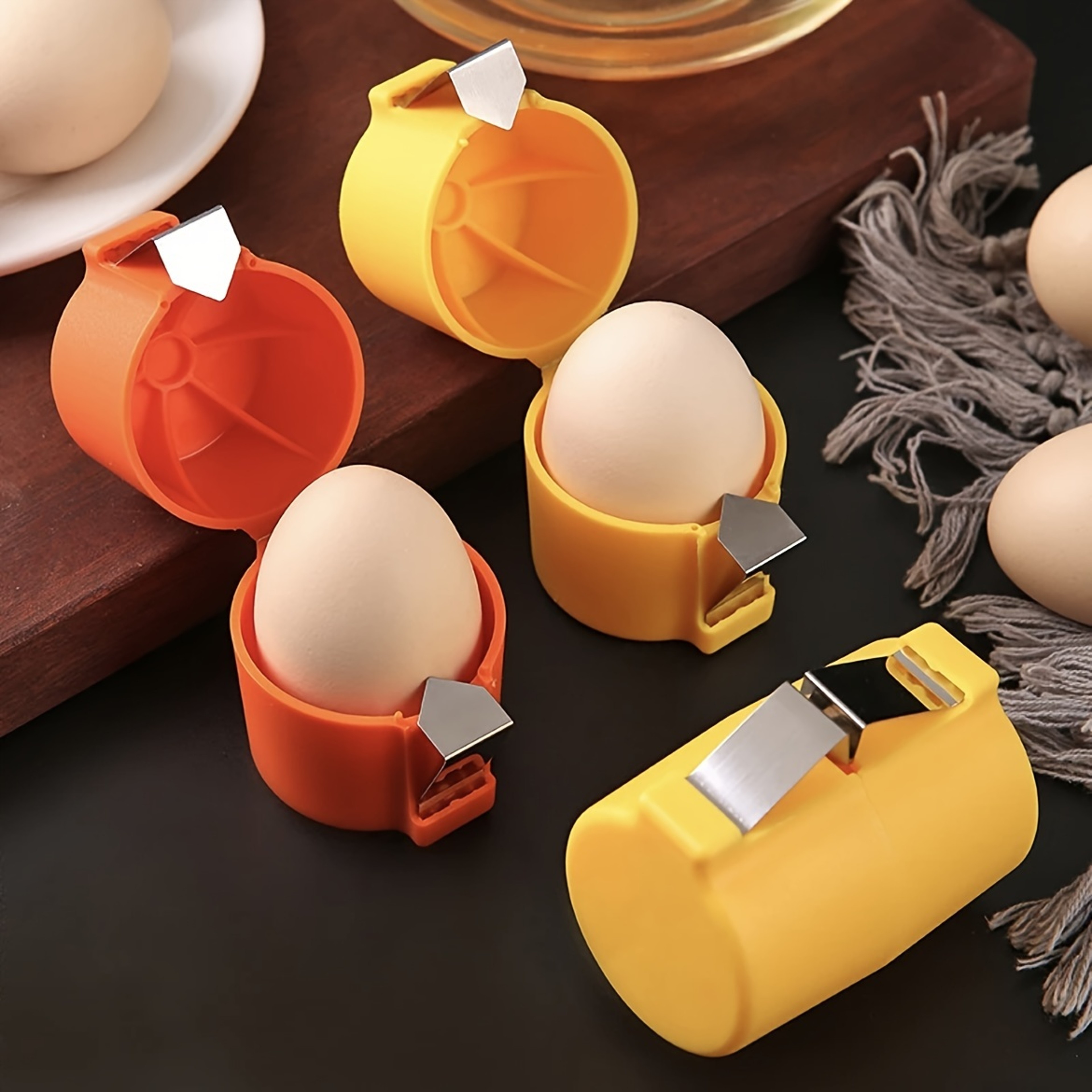 Smart Crack Pro Egg Opener  Beater Tool For Mess Free Kitchen Prep 4