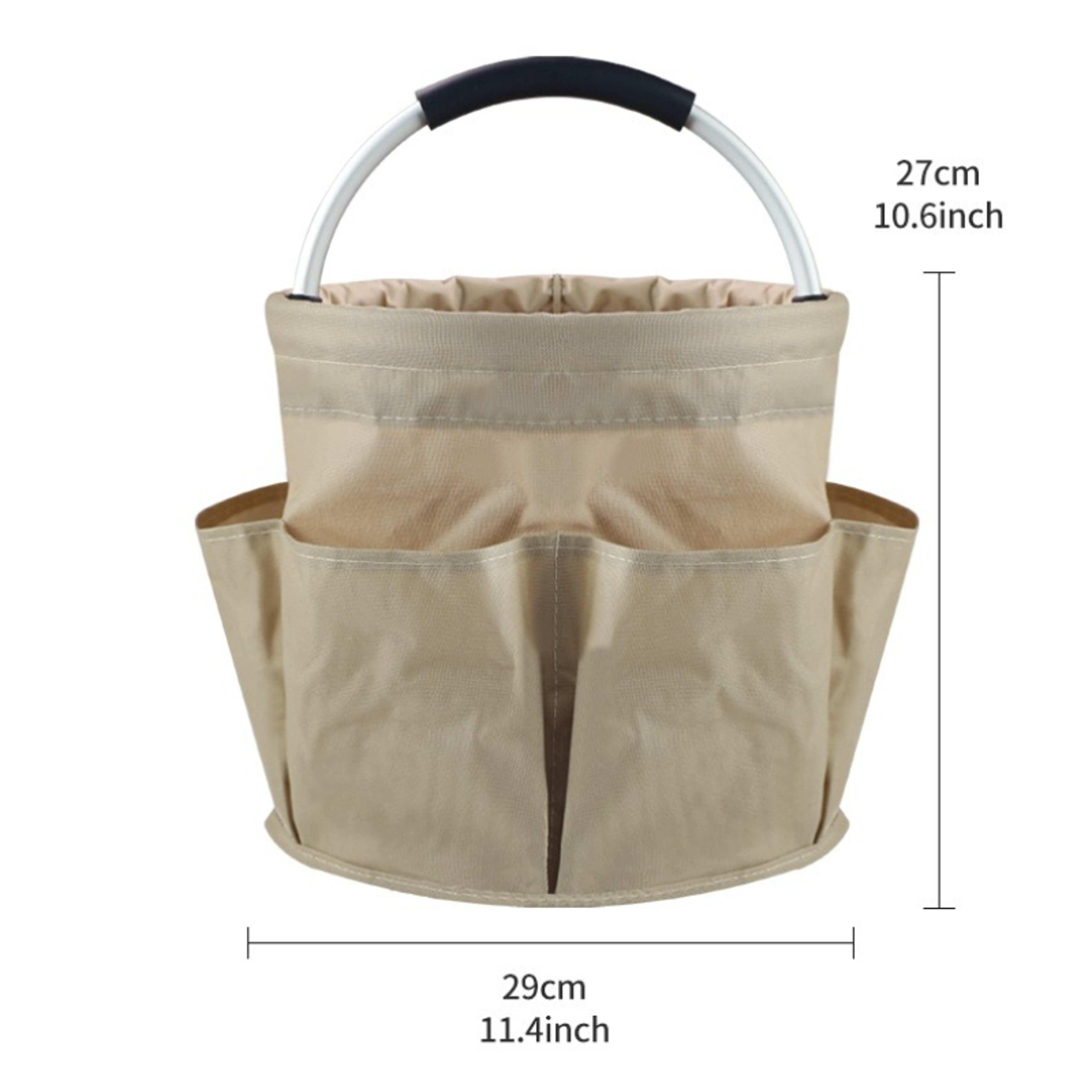 Foldable Garden Tool Tote Bag Portable MultiPocket Storage Caddy 4