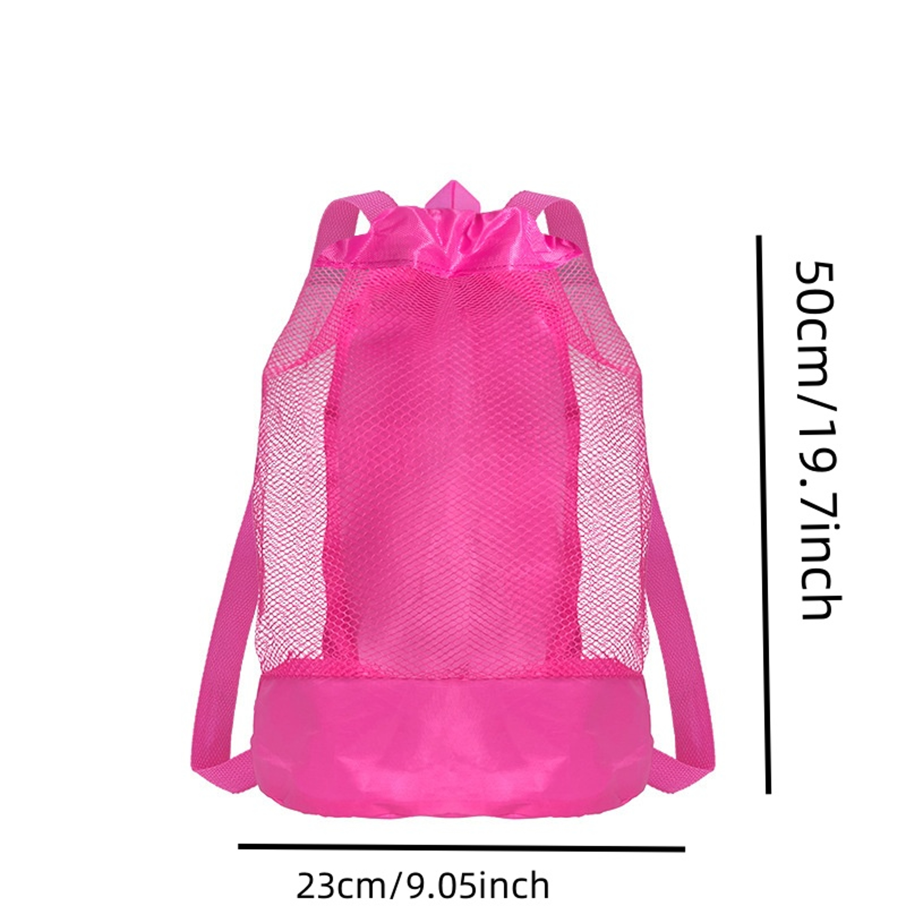 Large Mesh Beach Bag For Toys Shells And Pool Essentials 5