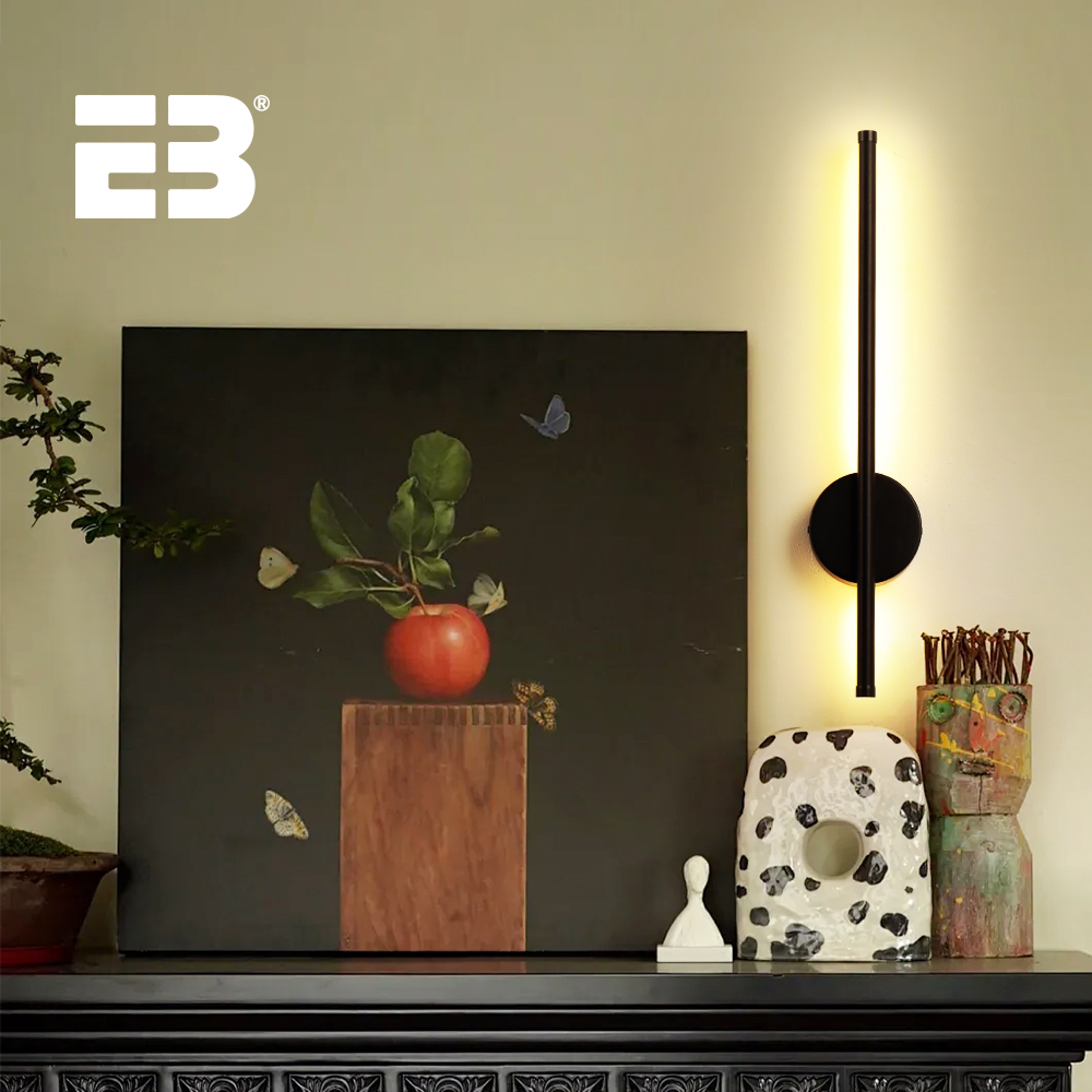 Wireless LED Wall Light Rechargeable Wall Sconce With Remote Control For Bedroom Hallway Living Roo 3