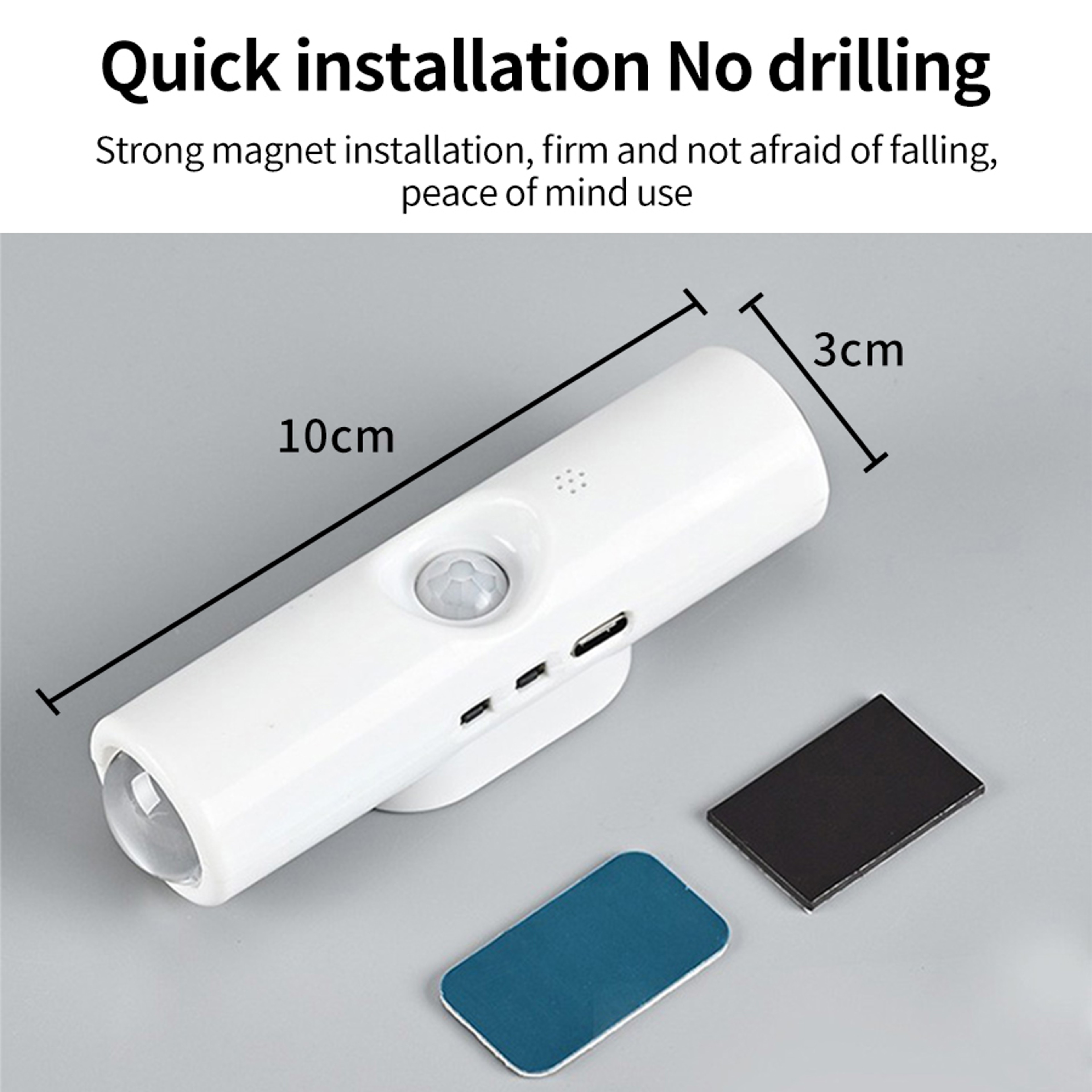 Smart RGB Wall Light Motion Sensor Rechargeable Magnetic LED Night Light – view 6