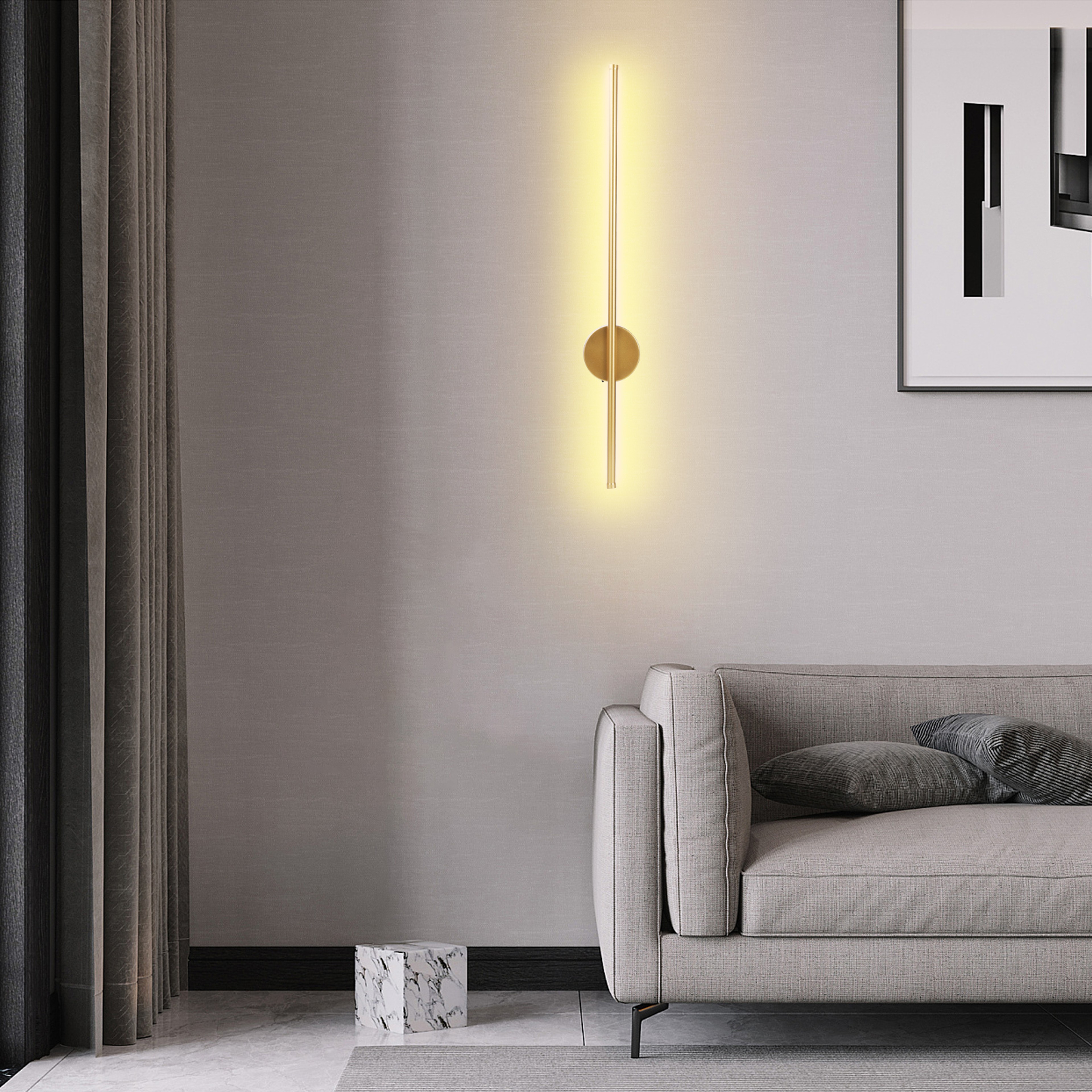 Modern Wireless Wall Light Rechargeable Wall Sconce with Remote Control for Bedroom Hallway – view 10