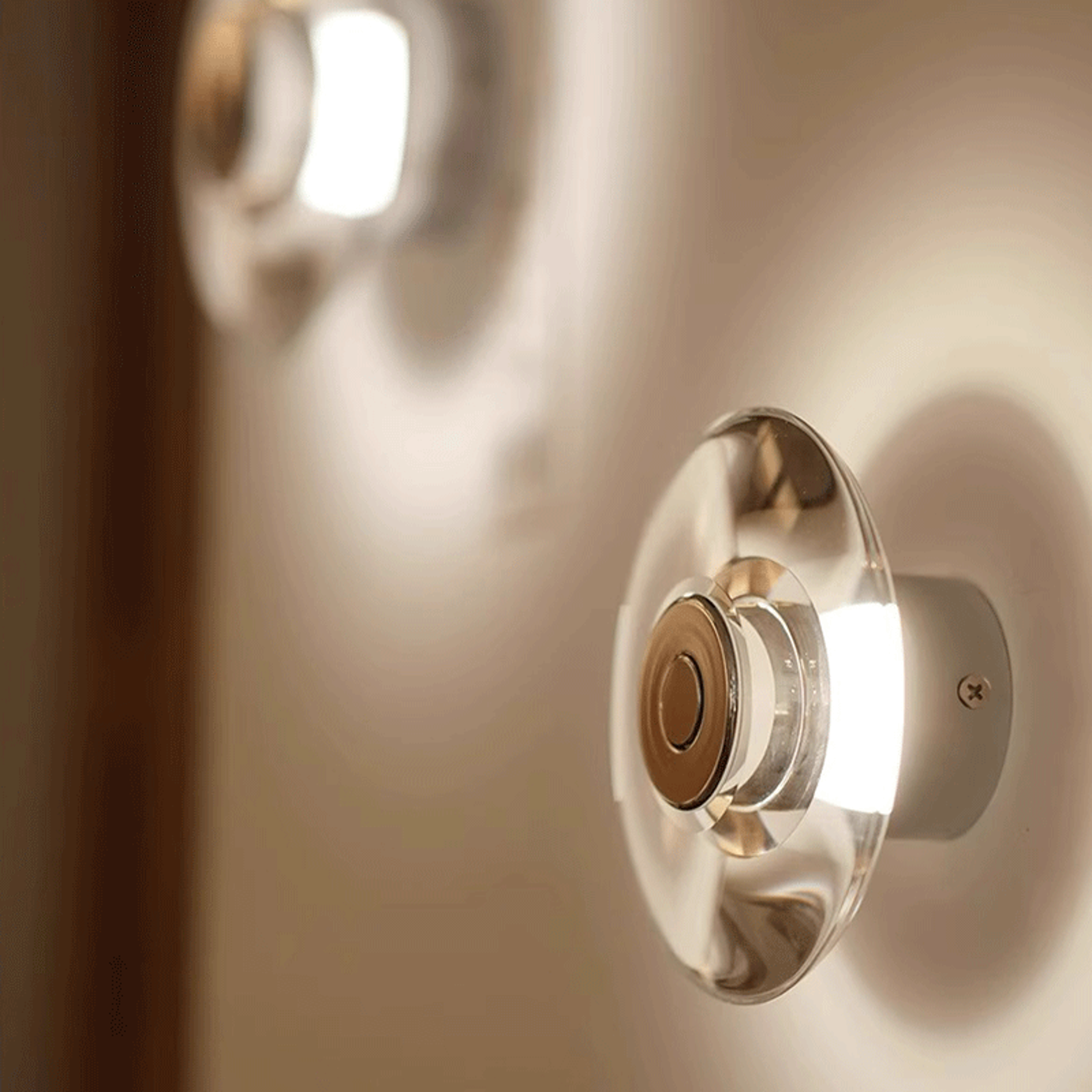 Modern LED Wall Sconce Crystal Round Wall Lamp for Bedroom Living Room Hallway Decor – view 4