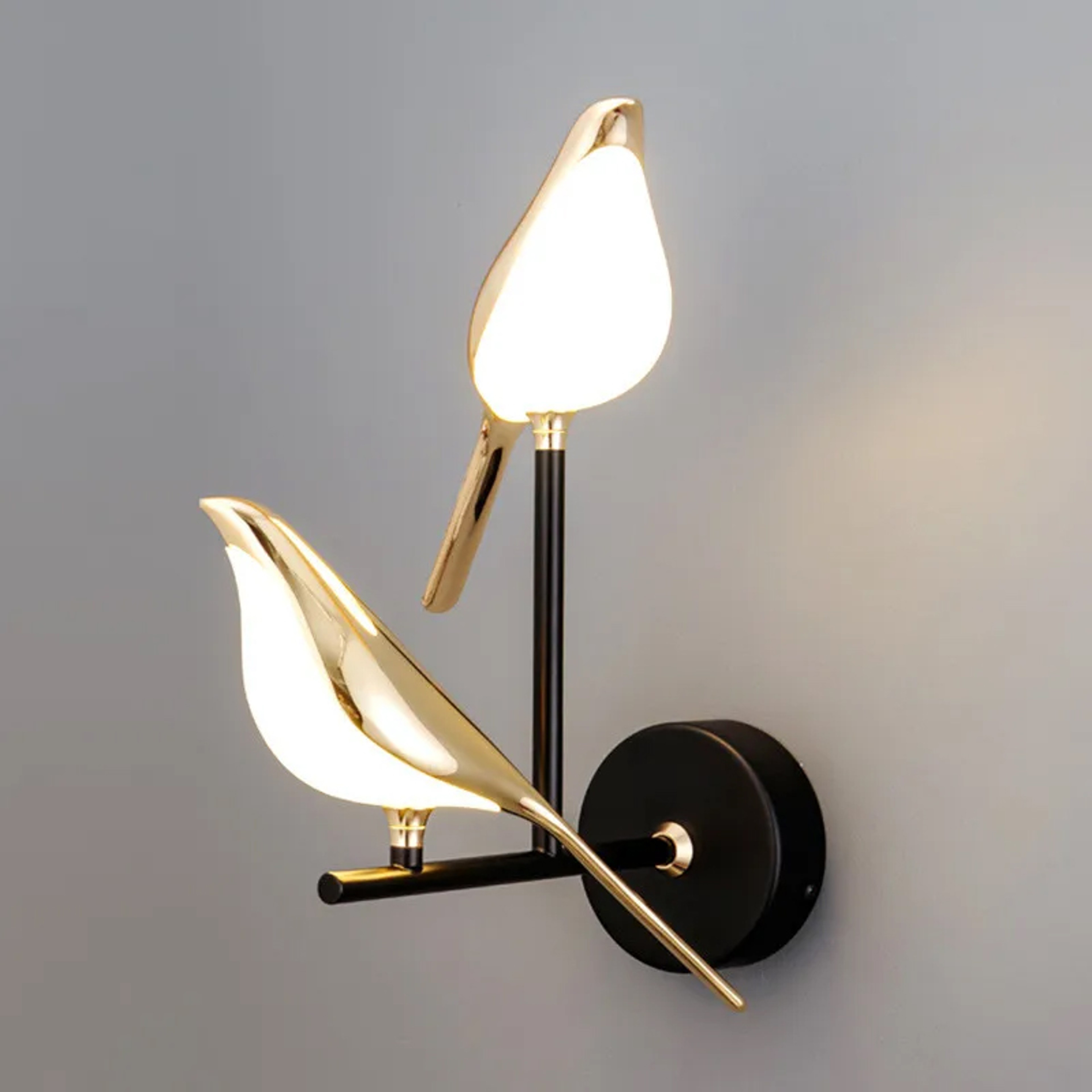 Modern LED Wall Lamp Magpie Bird Wall Sconce Decorative Bedroom Living Room Wall Light 4