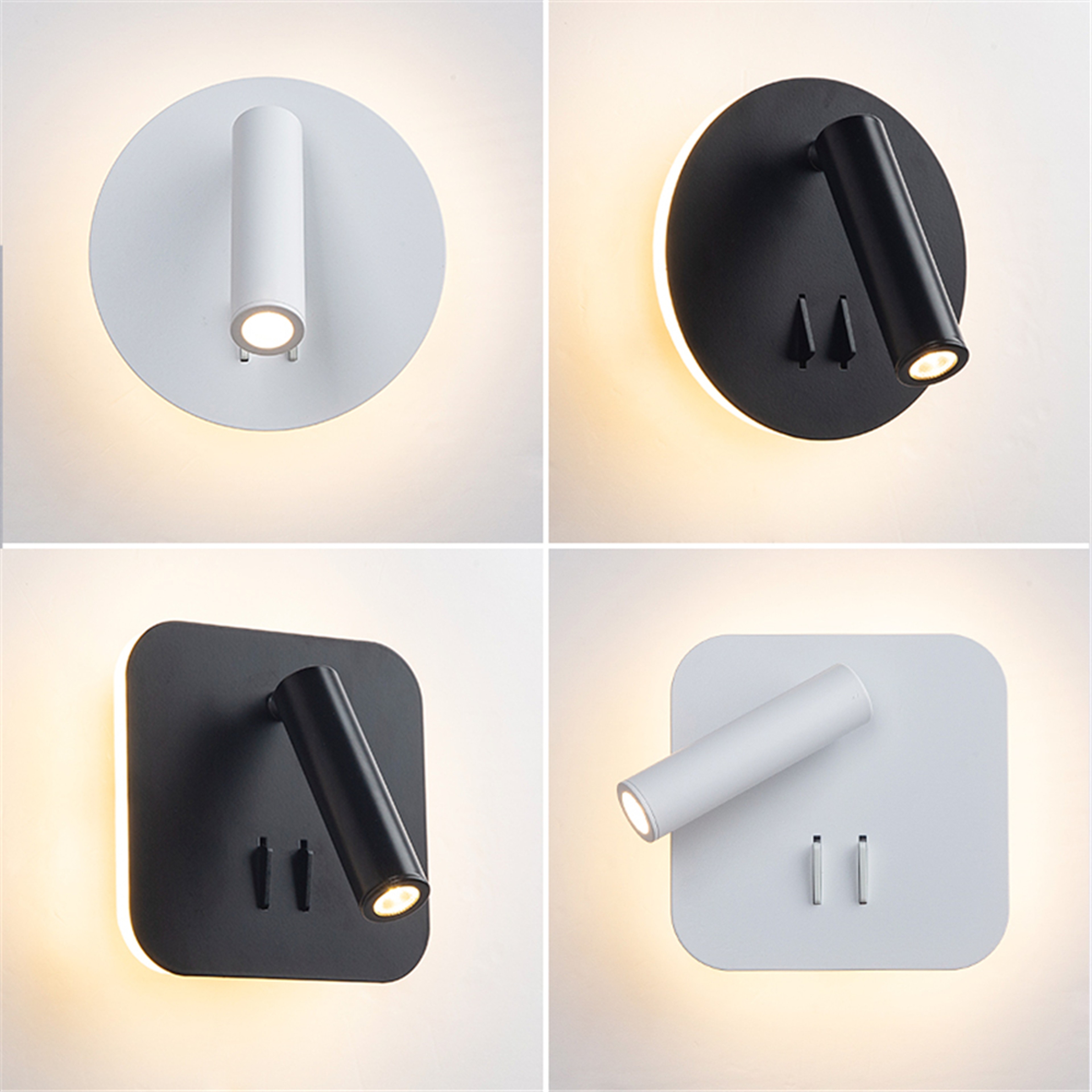 Rechargeable Wall Sconce Wireless Wall Light With RGB LED Mood Lighting 0