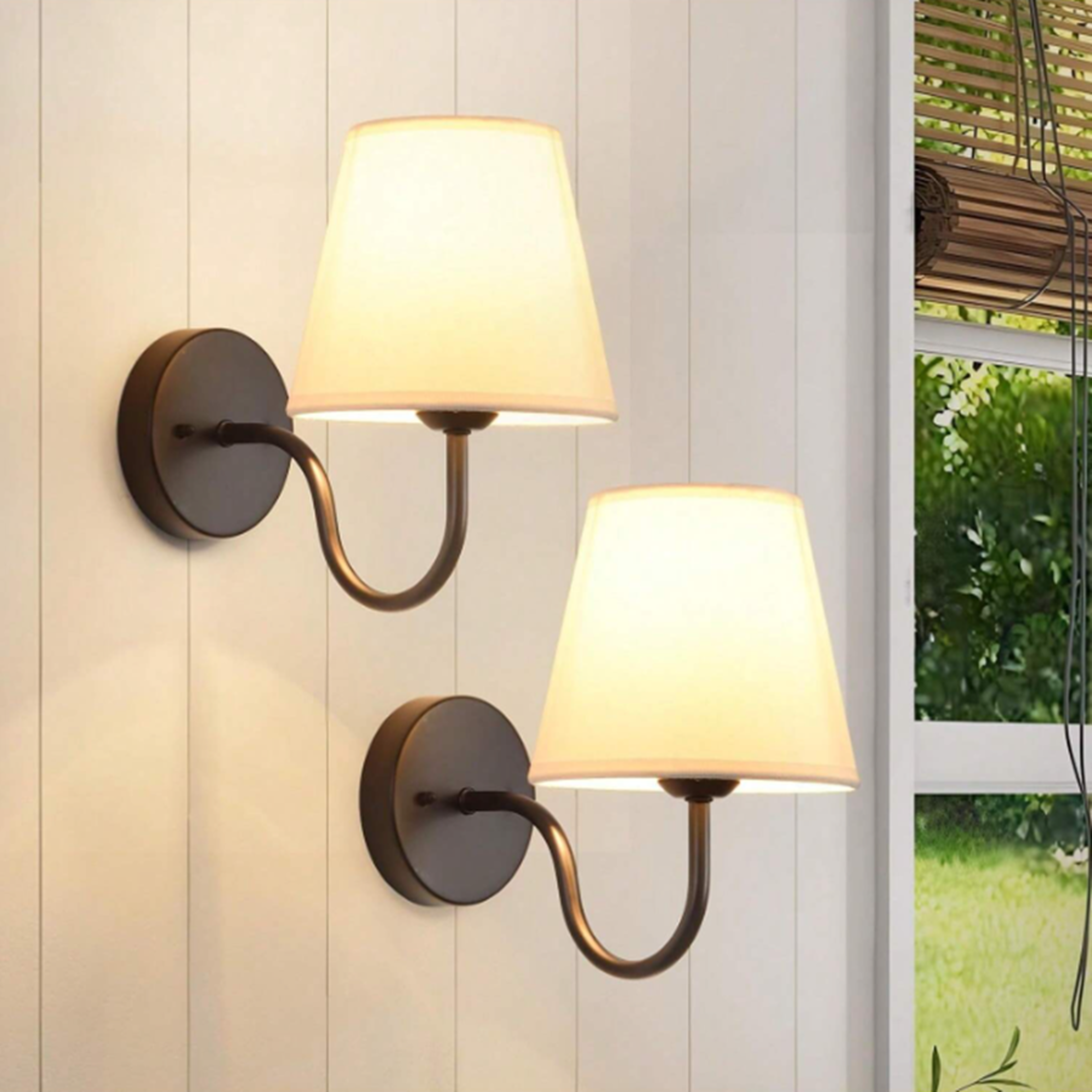 Modern Fabric Wall Lamp E27 Bedside Wall Sconce For Bedroom Living Room Loft Decor 8