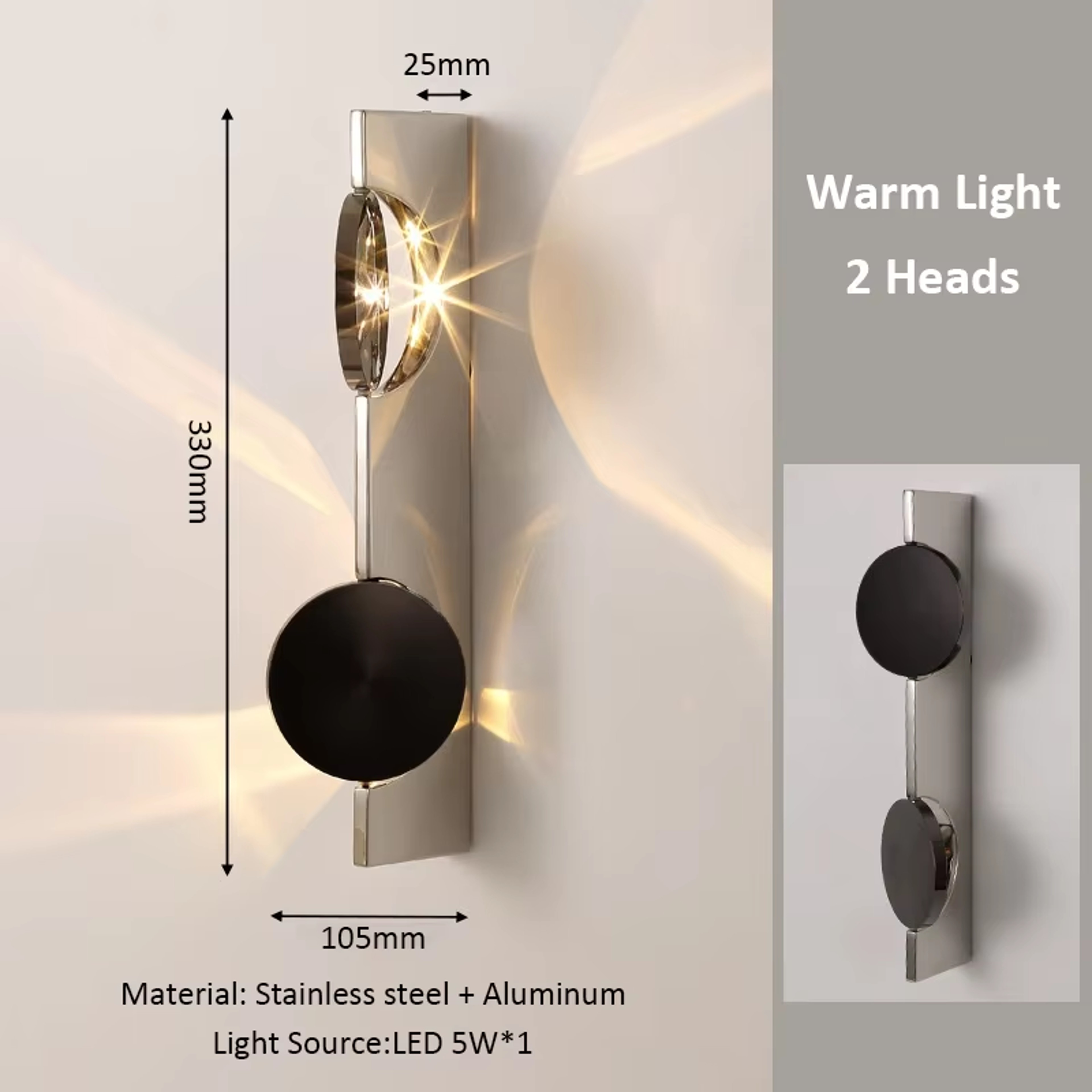 Modern LED Wall Sconce Decorative Corrugated Wall Light for Living Room Hallway Bedroom – view 9