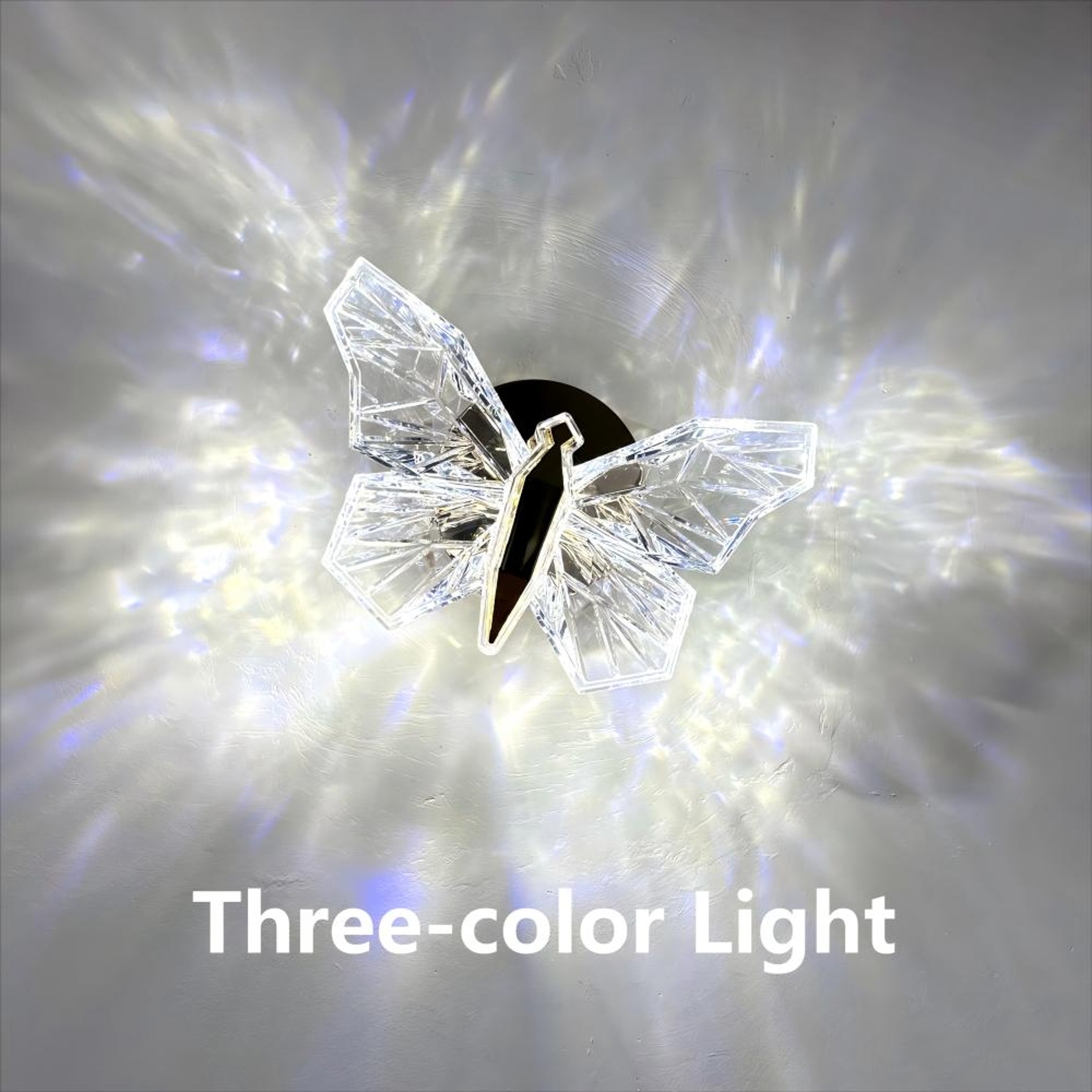 Nordic LED Butterfly Wall Lamp Rotatable Wall Sconce for Bedroom Hallway Living Room – view 7