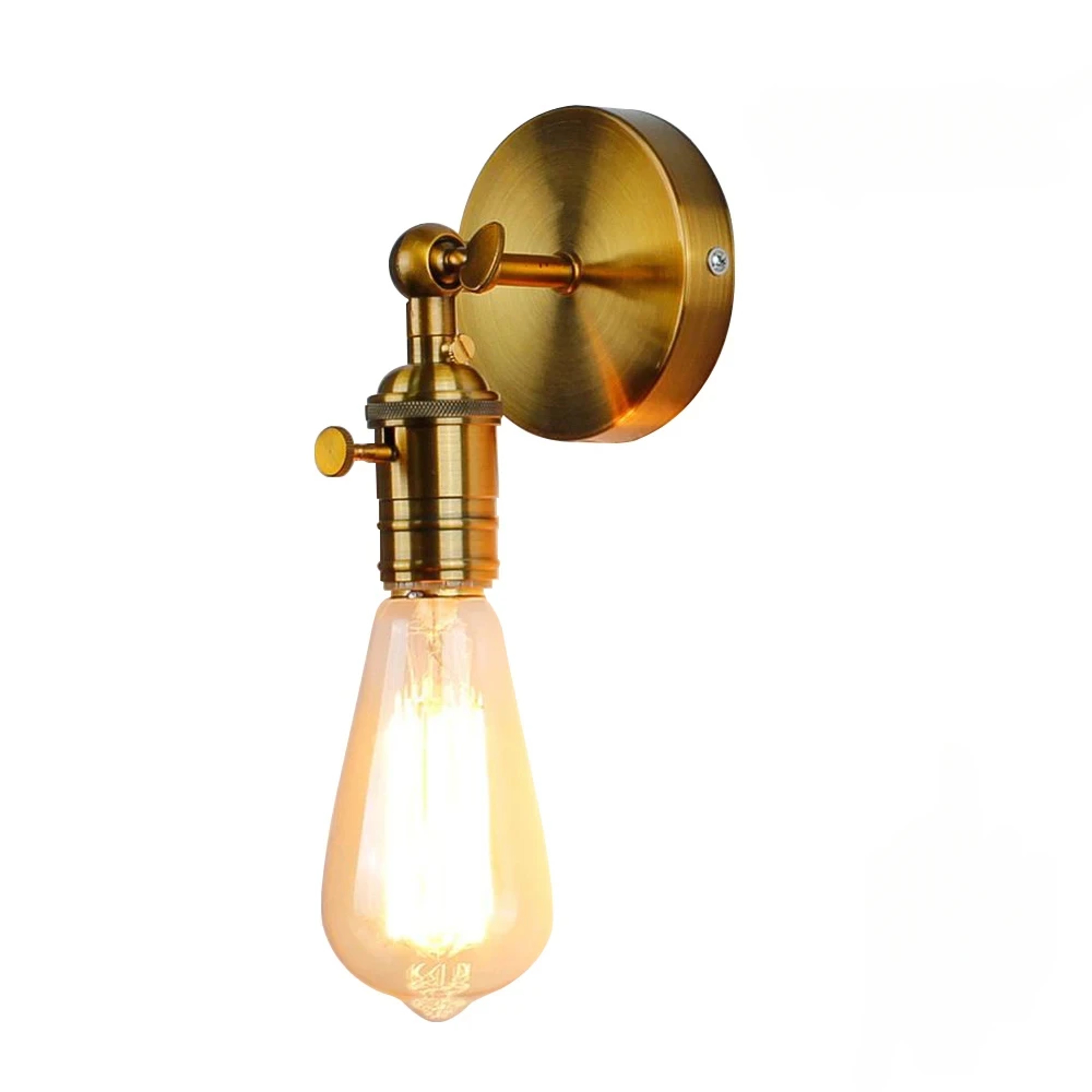 Vintage Industrial Wall Lamp Adjustable Swing Arm Wall Sconce for Bedroom Hallway and Reading Nook – view 8