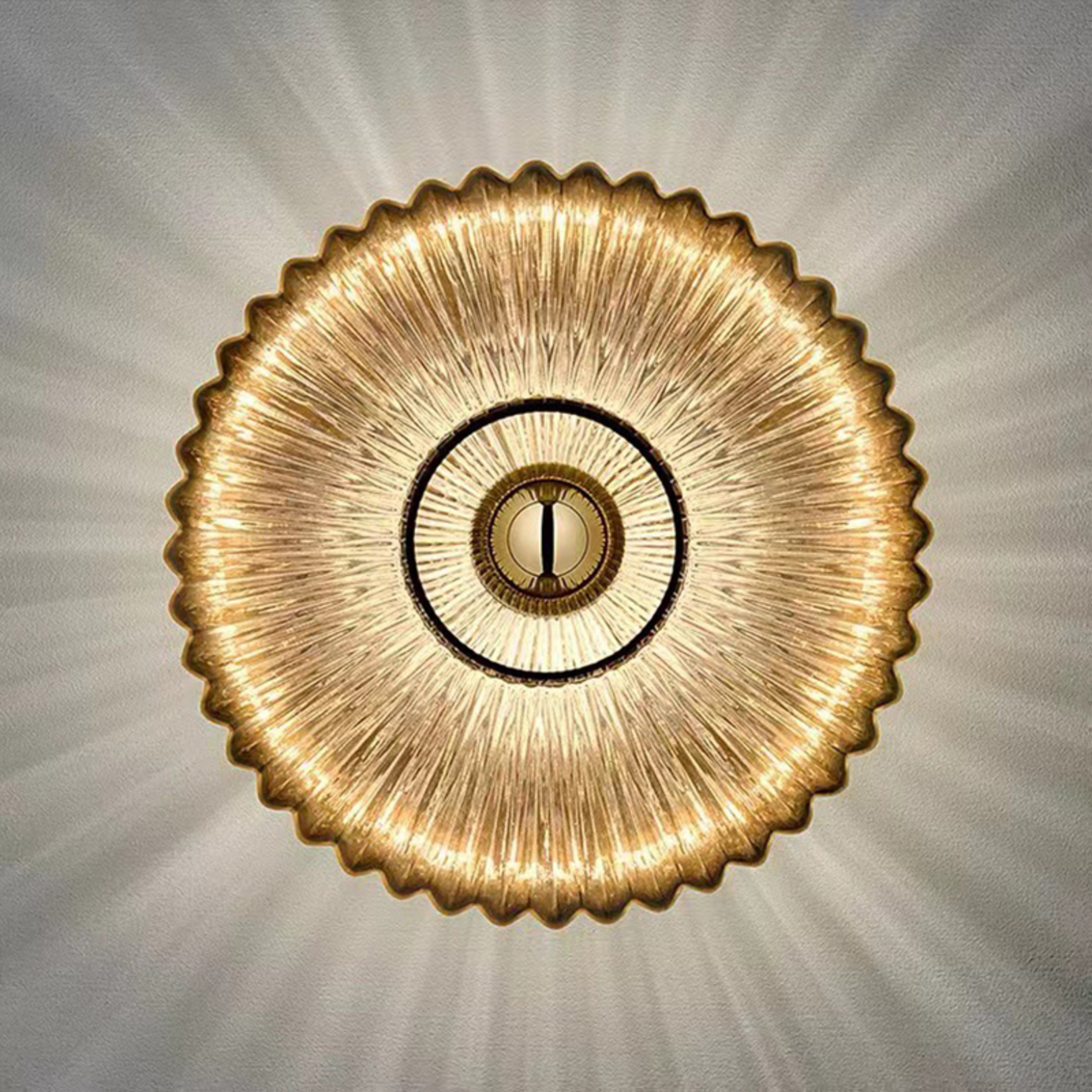 Nordic Glass Ceiling Light Modern Flush Mount Lamp for Bedroom Hallway Entryway Living Room – view 6