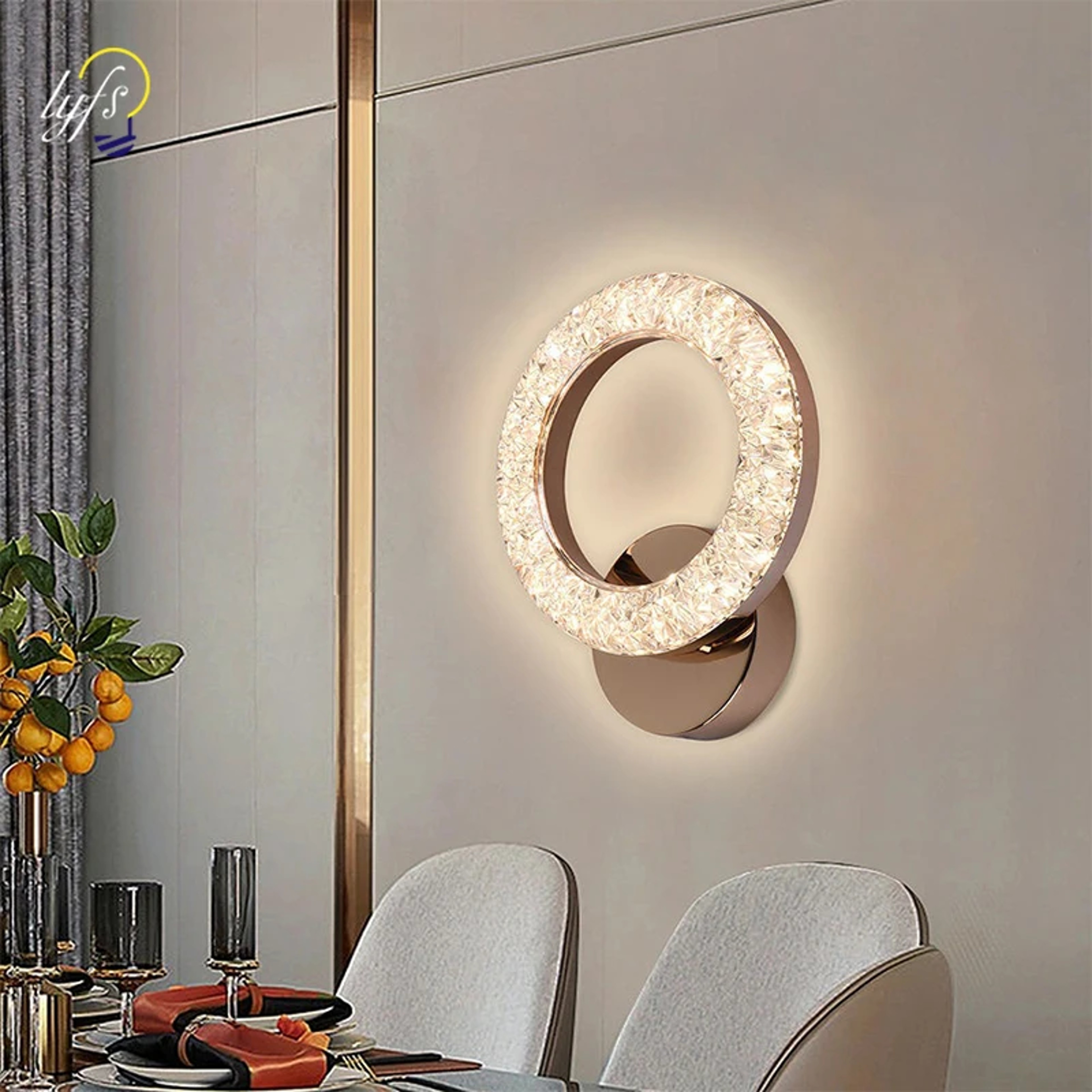 Modern LED Wall Lamp Acrylic Wall Sconce for Bedroom Living Room Hallway Luxury Indoor Lighting – view 2