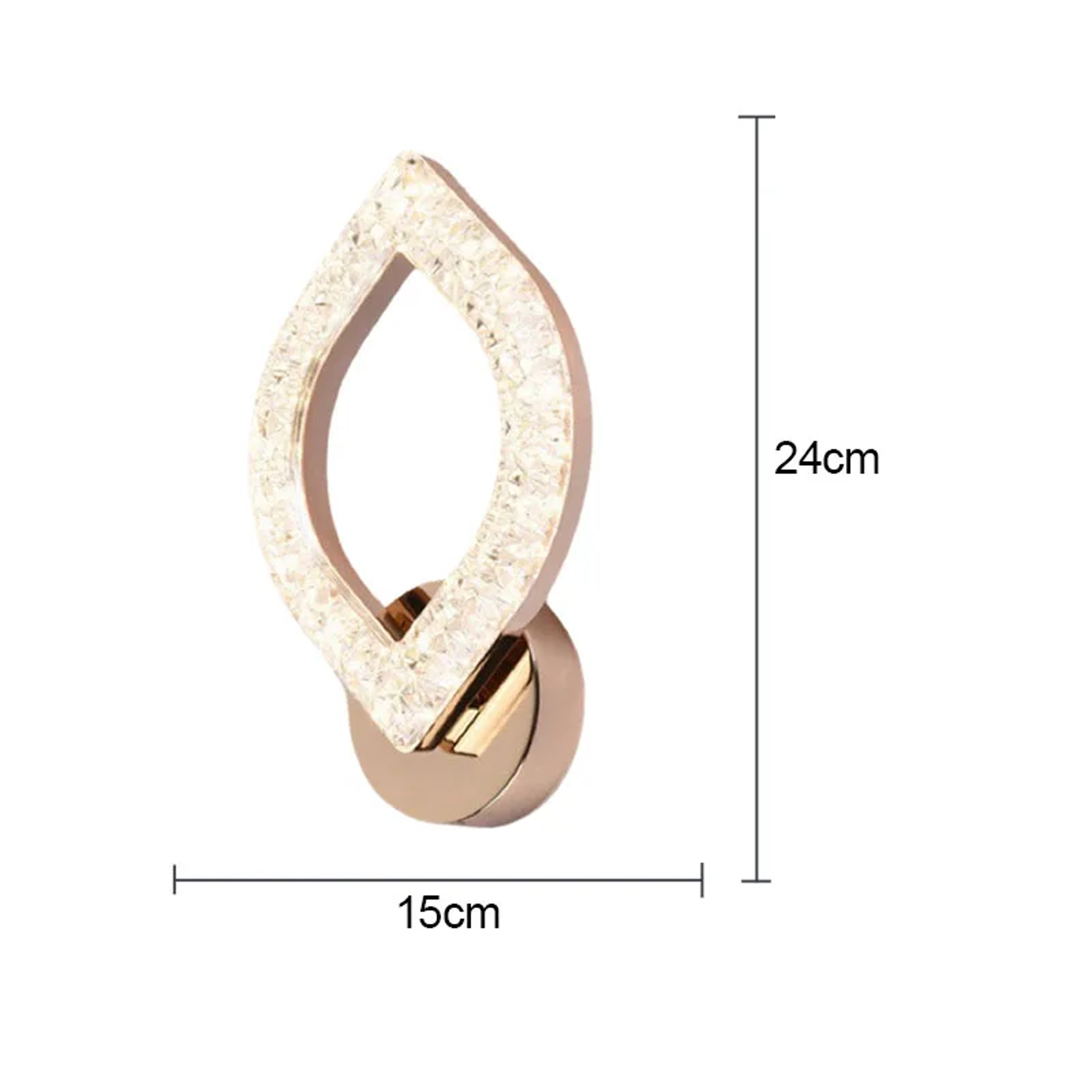 Modern LED Wall Lamp Acrylic Wall Sconce for Bedroom Living Room Hallway Luxury Indoor Lighting – view 7