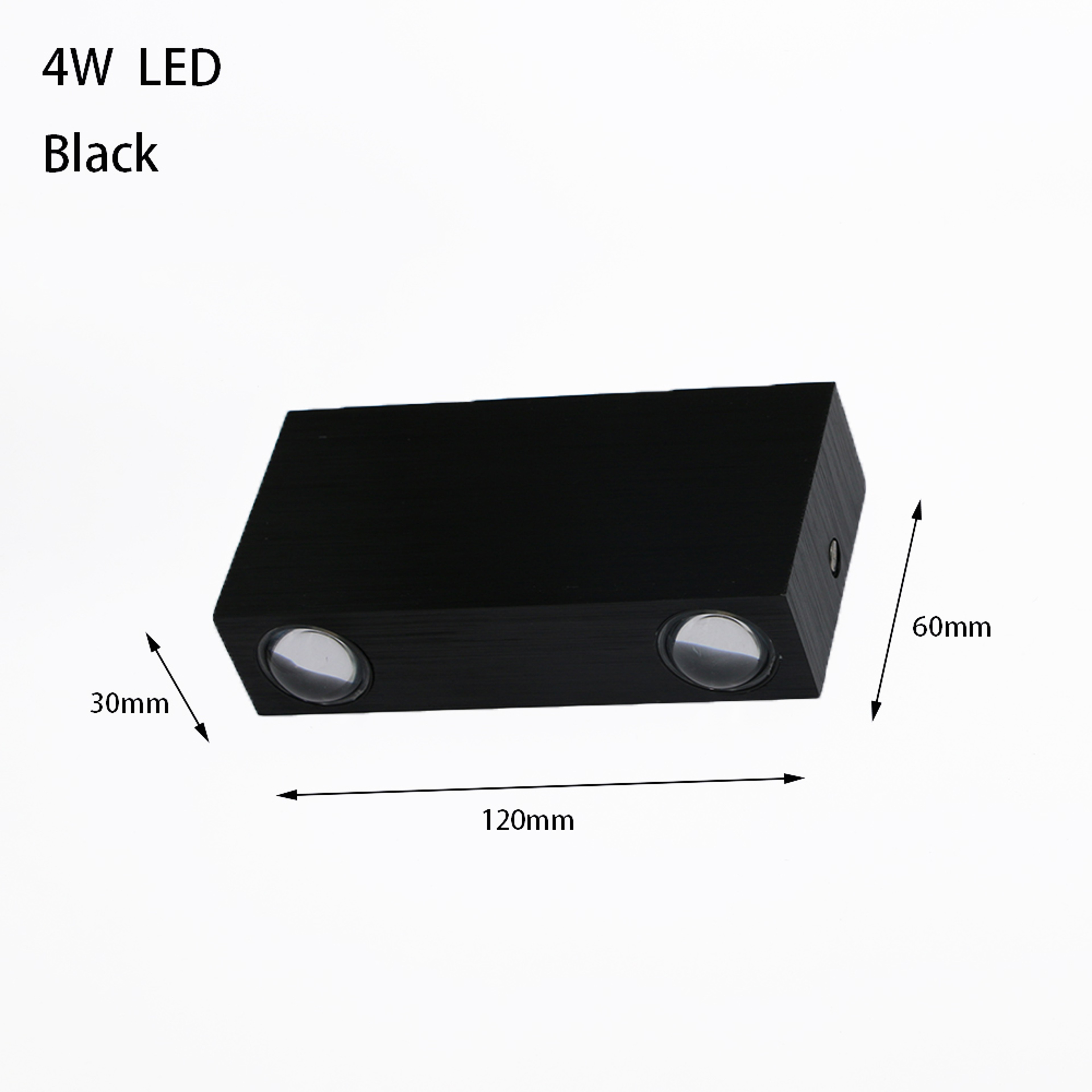 Modern LED Wall Sconce Aluminum Up Down Wall Light for Bedroom Living Room – view 9