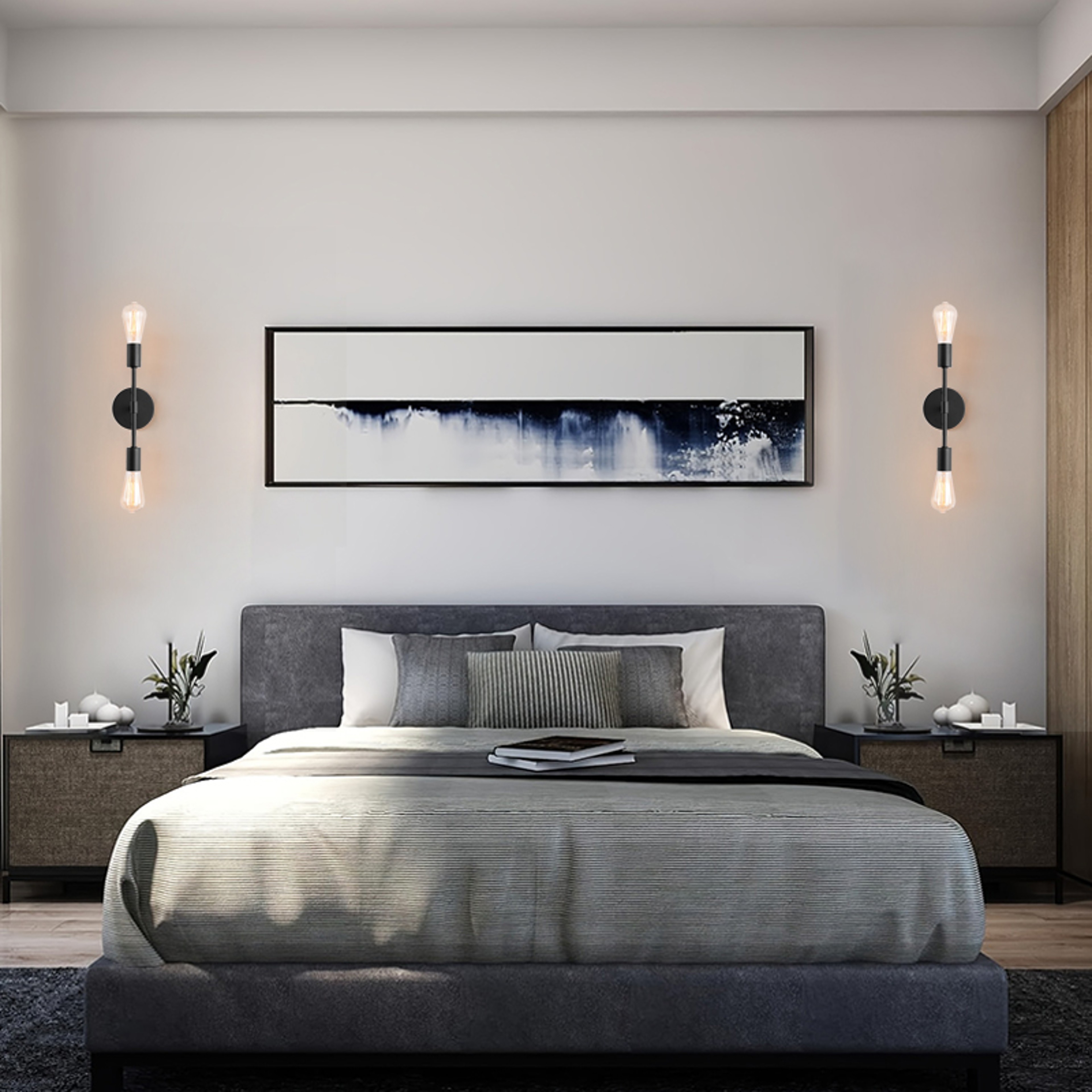 Modern Wall Lamp Light Wall Sconce for Bedroom, Living Room & Hallway – view 3