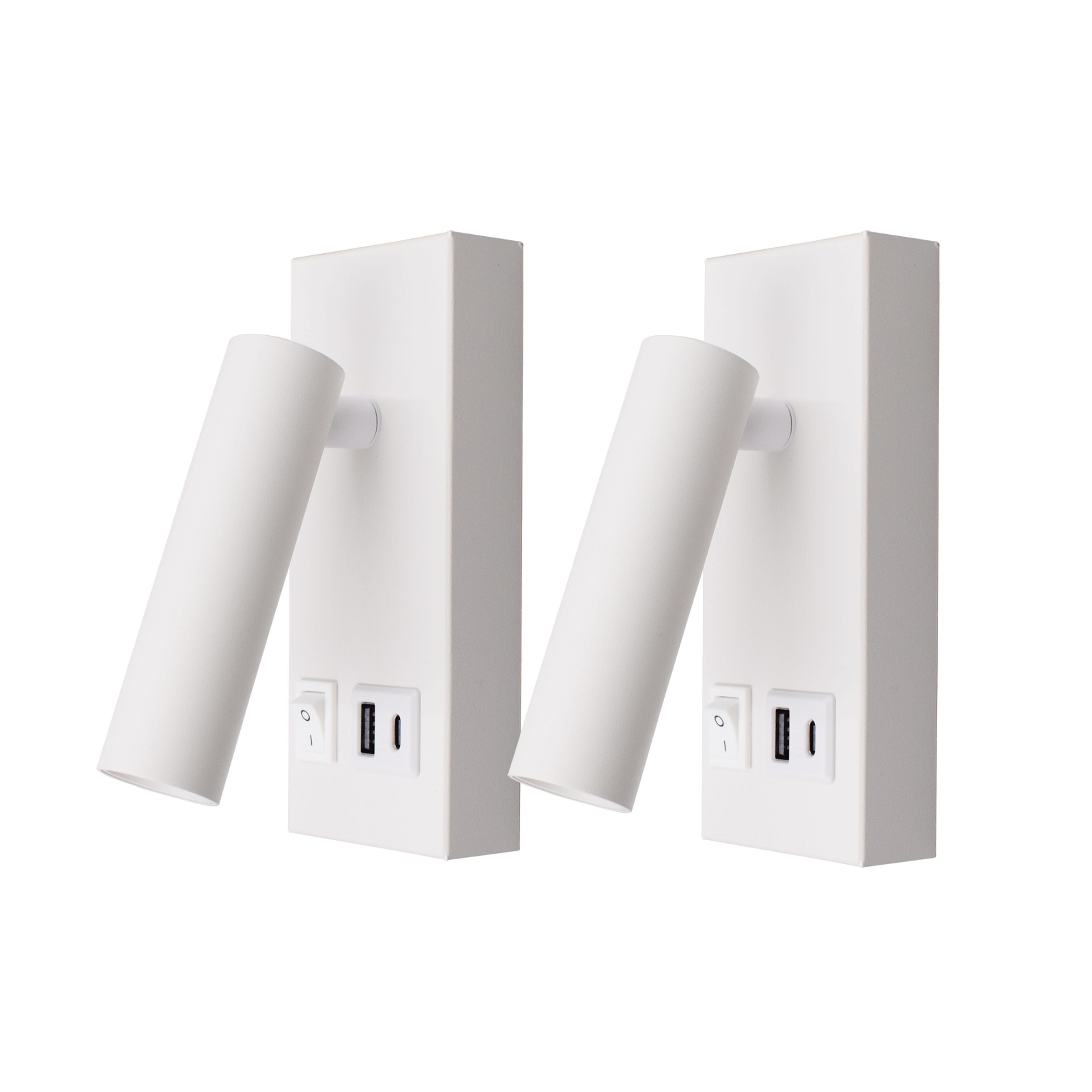 Adjustable Bedside Reading Lamp With USB Charging Wall Mounted Light 8