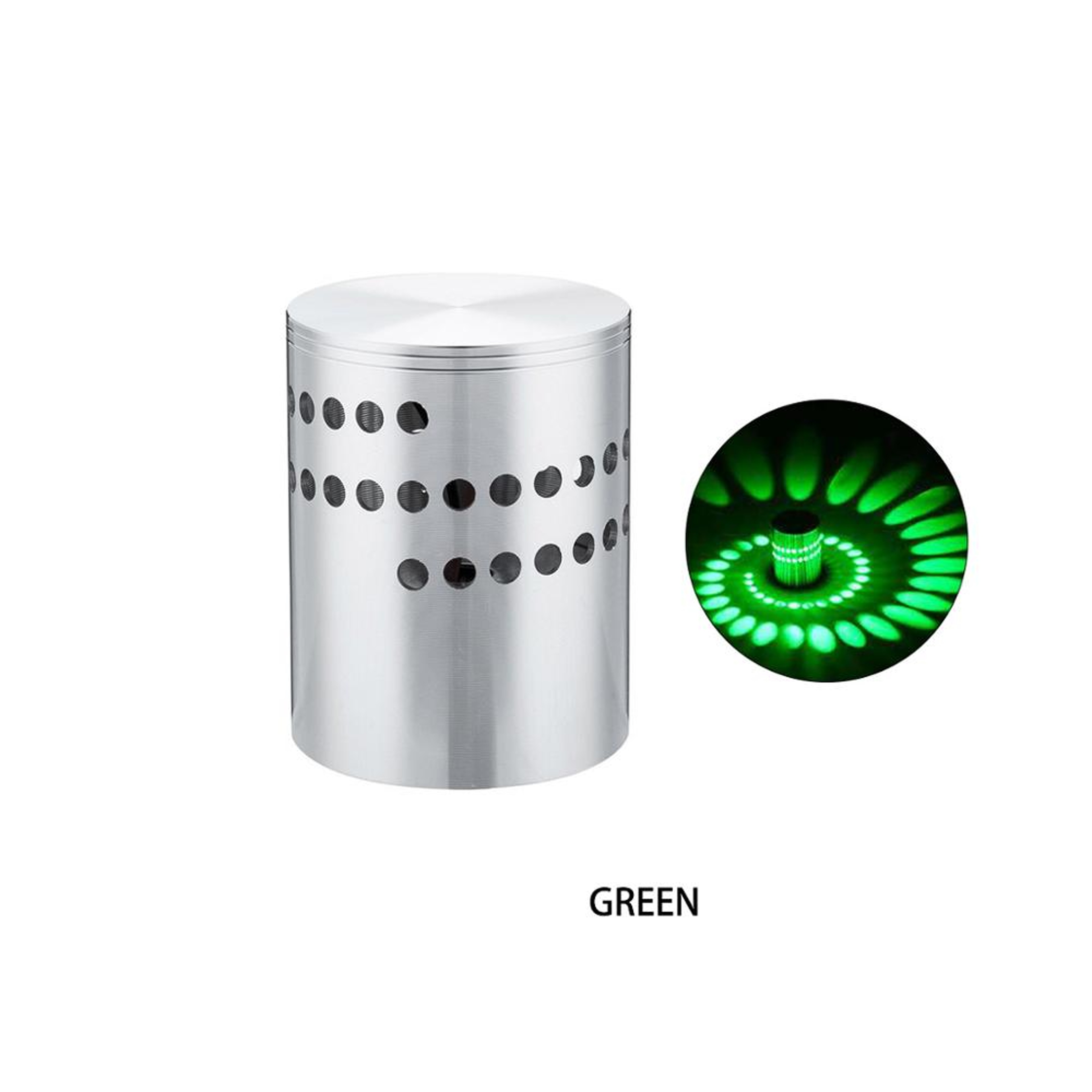 RGB Spiral LED Wall Light Sconce With Remote For Party And Home Decor 7