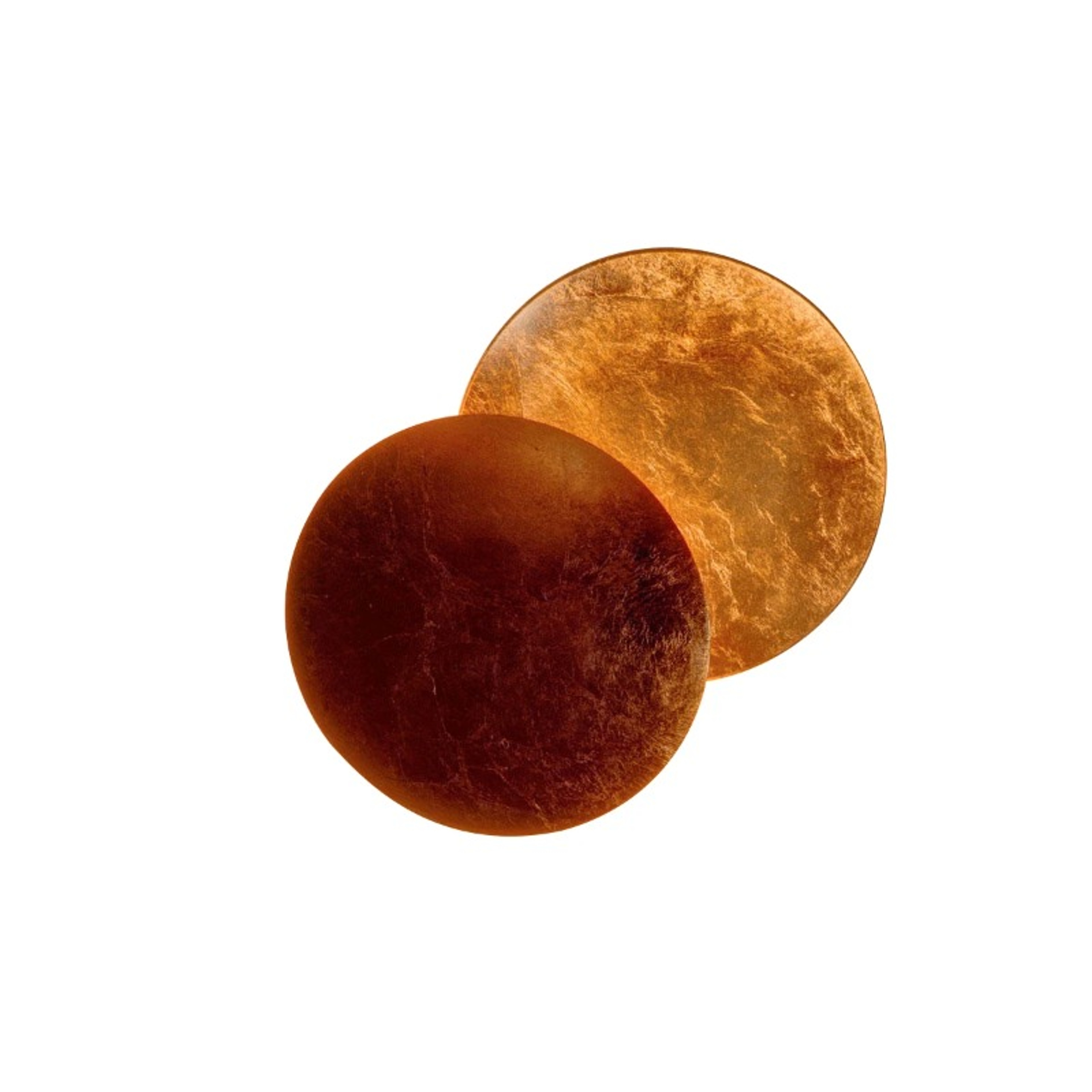 Creative Moon LED Wall Sconce Gold Round Modern Wall Light – view 2