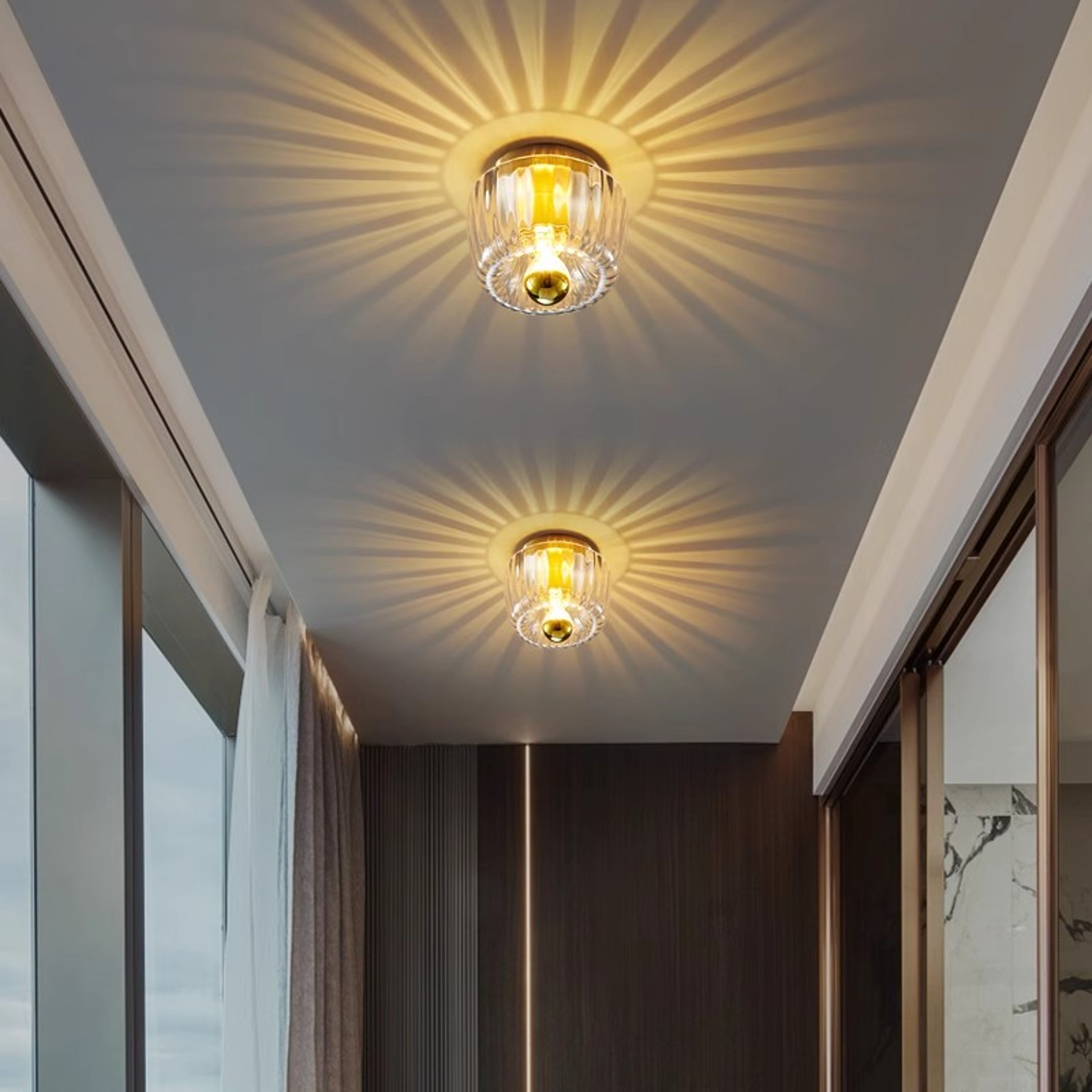 Bauhaus Glass Wall Lamp Modern E14 Decorative Wall Light for Living Room – view 2