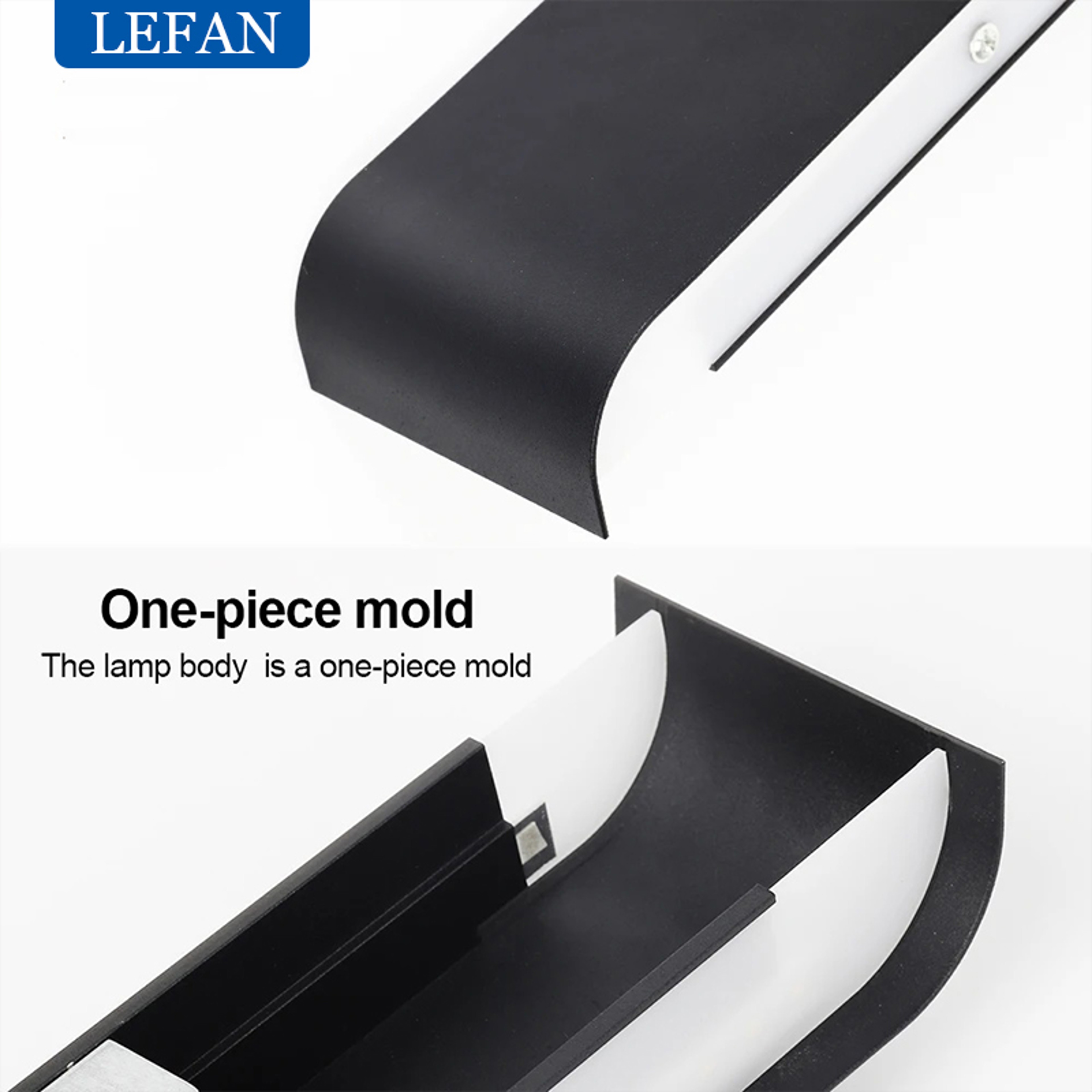 Modern LED Wall Sconce Light Brushed Aluminum Indoor Wall Lamp – view 5