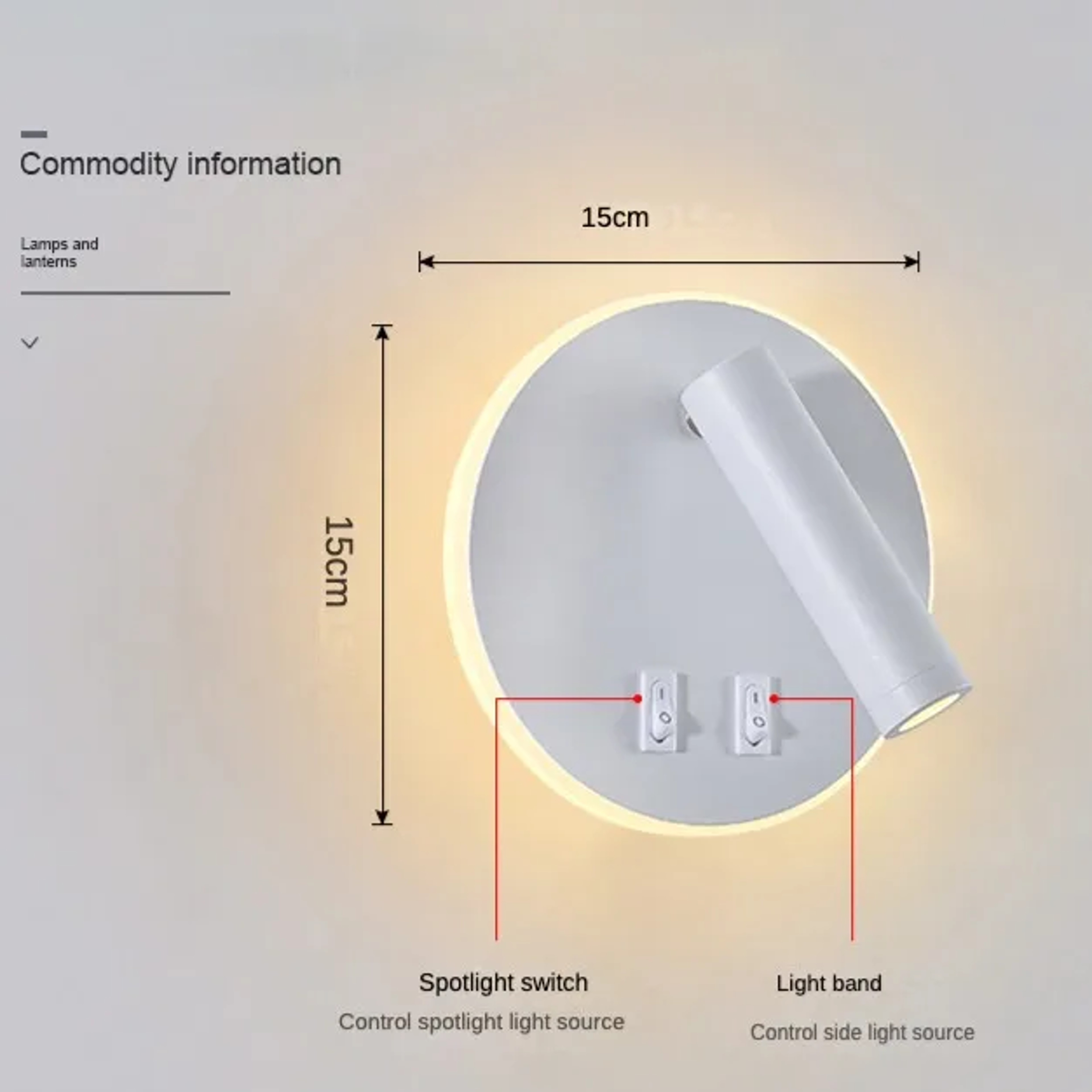 Modern USB LED Wall Light Bedside Reading Lamp for Bedroom Decor – view 18