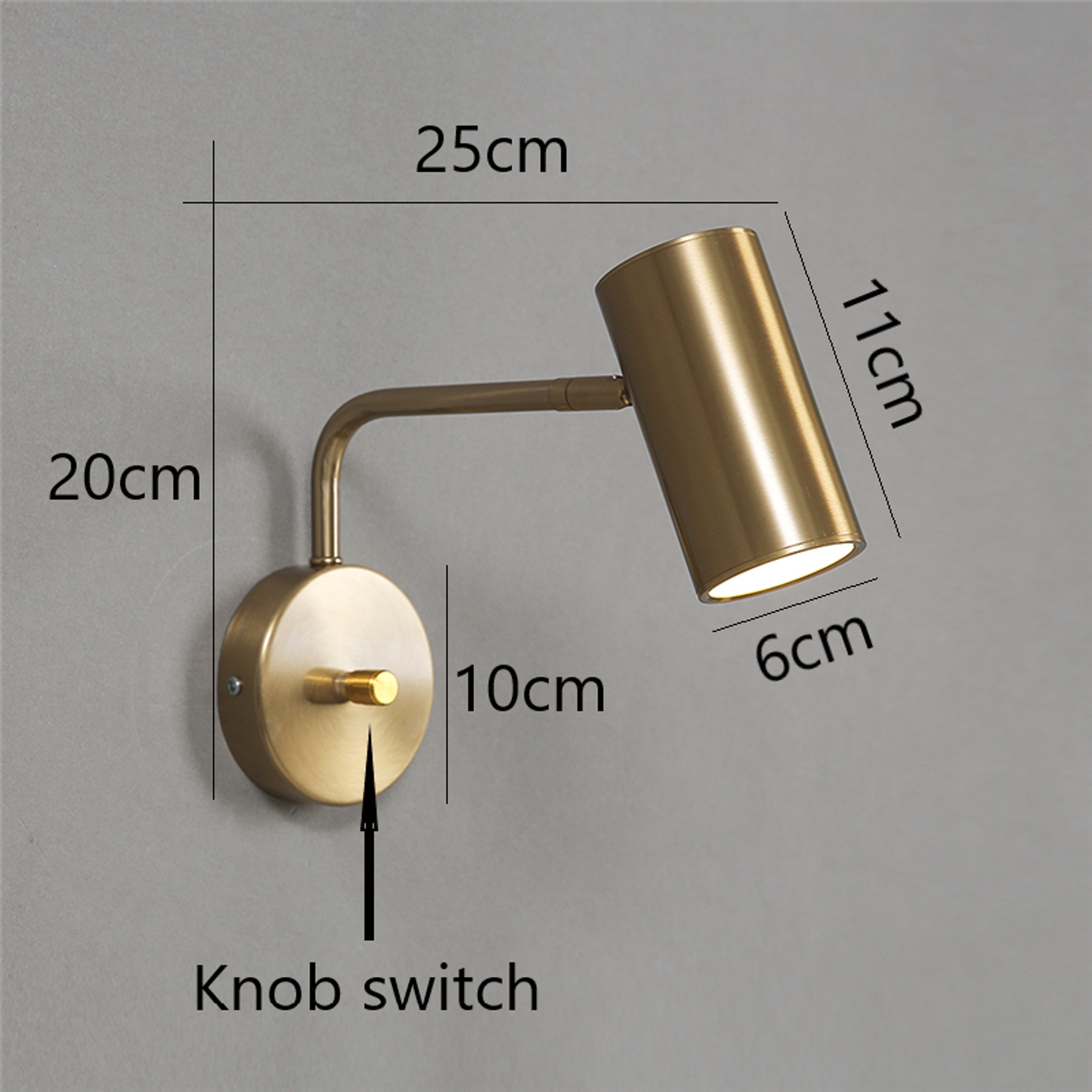 Modern LED Wall Lamp Rotatable Bedside Reading Light for Home – view 8
