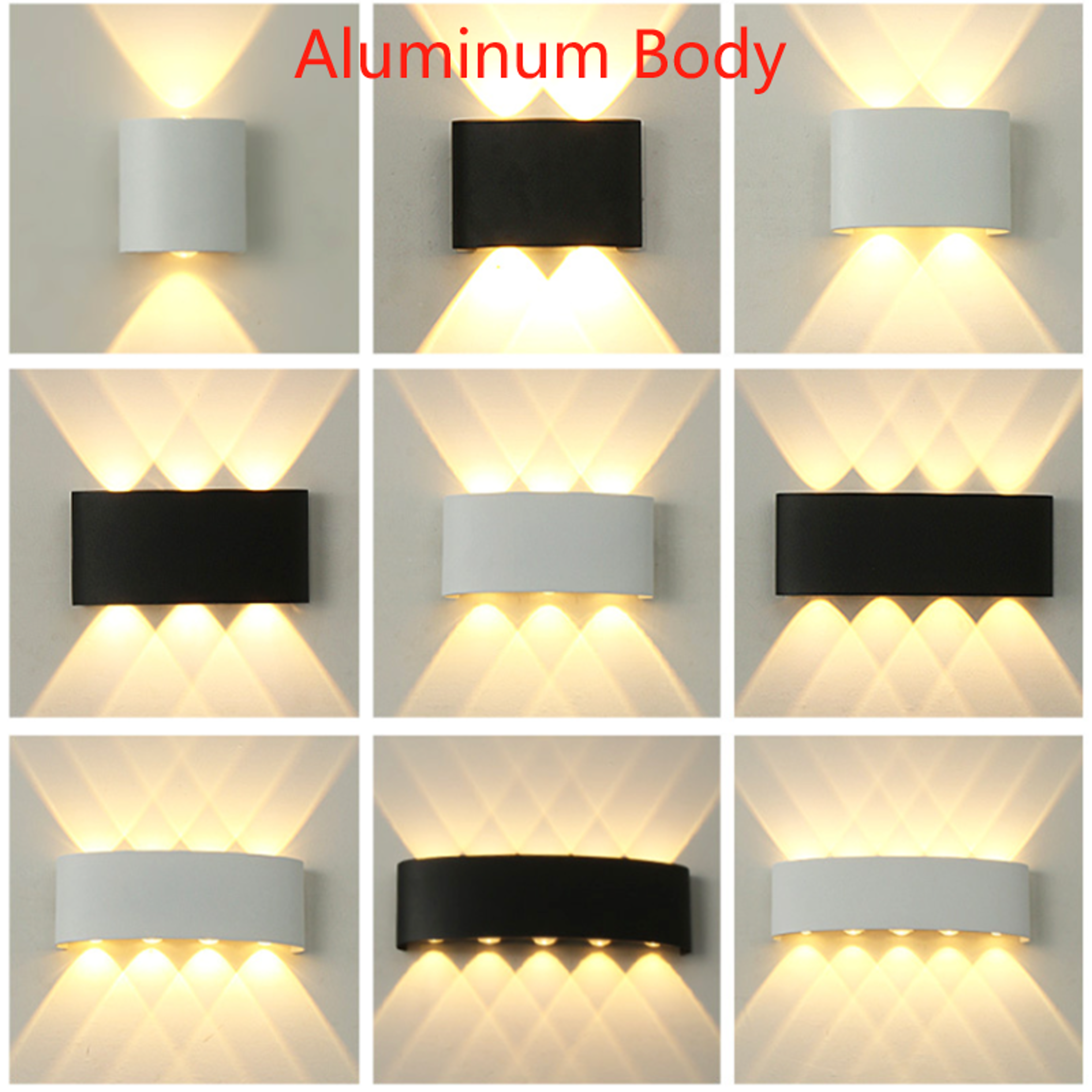 Nordic LED Wall Lamp Modern Up Down Outdoor Wall Light for Indoor Stair Bedroom Bathroom – view 1