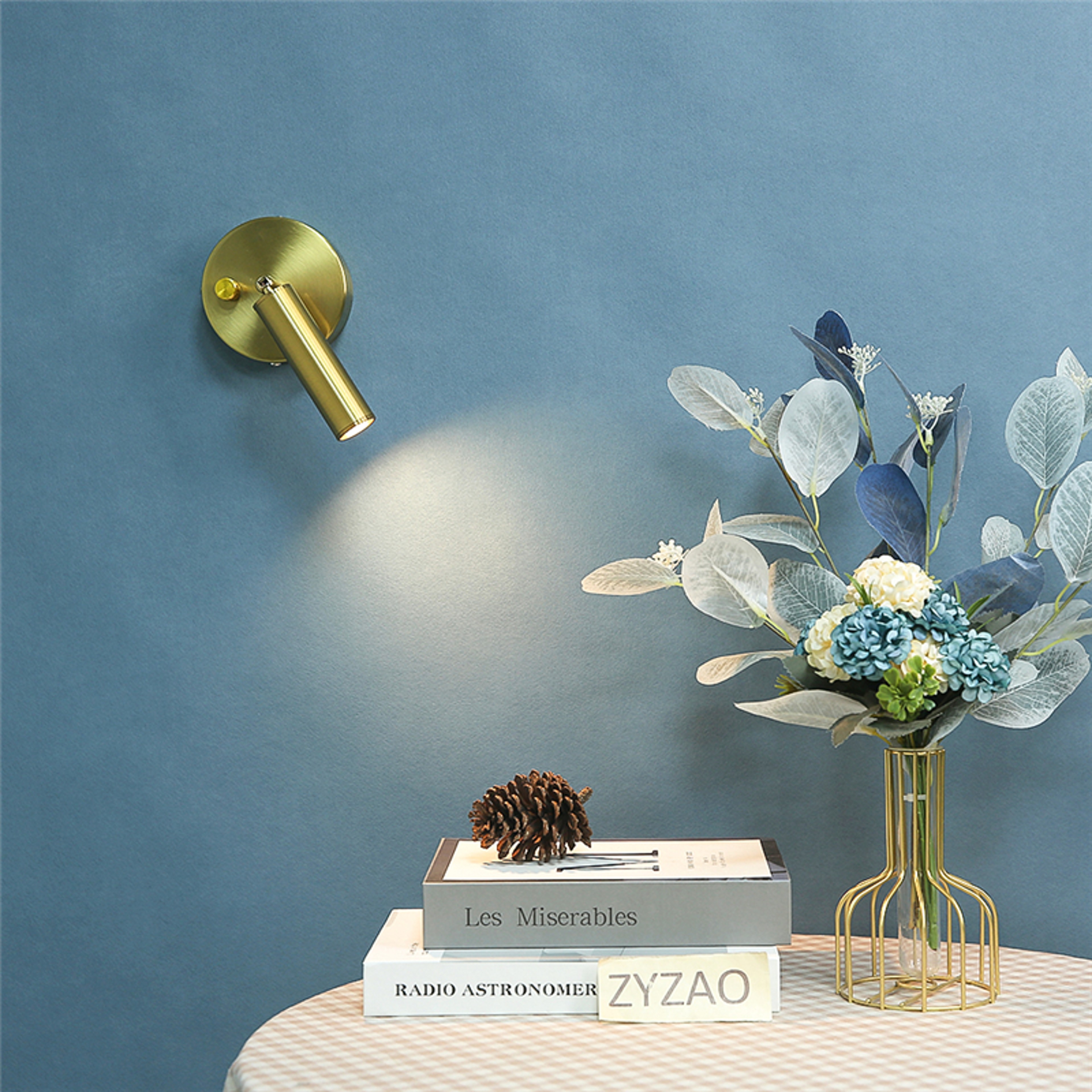 Modern LED Reading Wall Light Adjustable Folding Bedside Wall Lamp with Switch – view 4