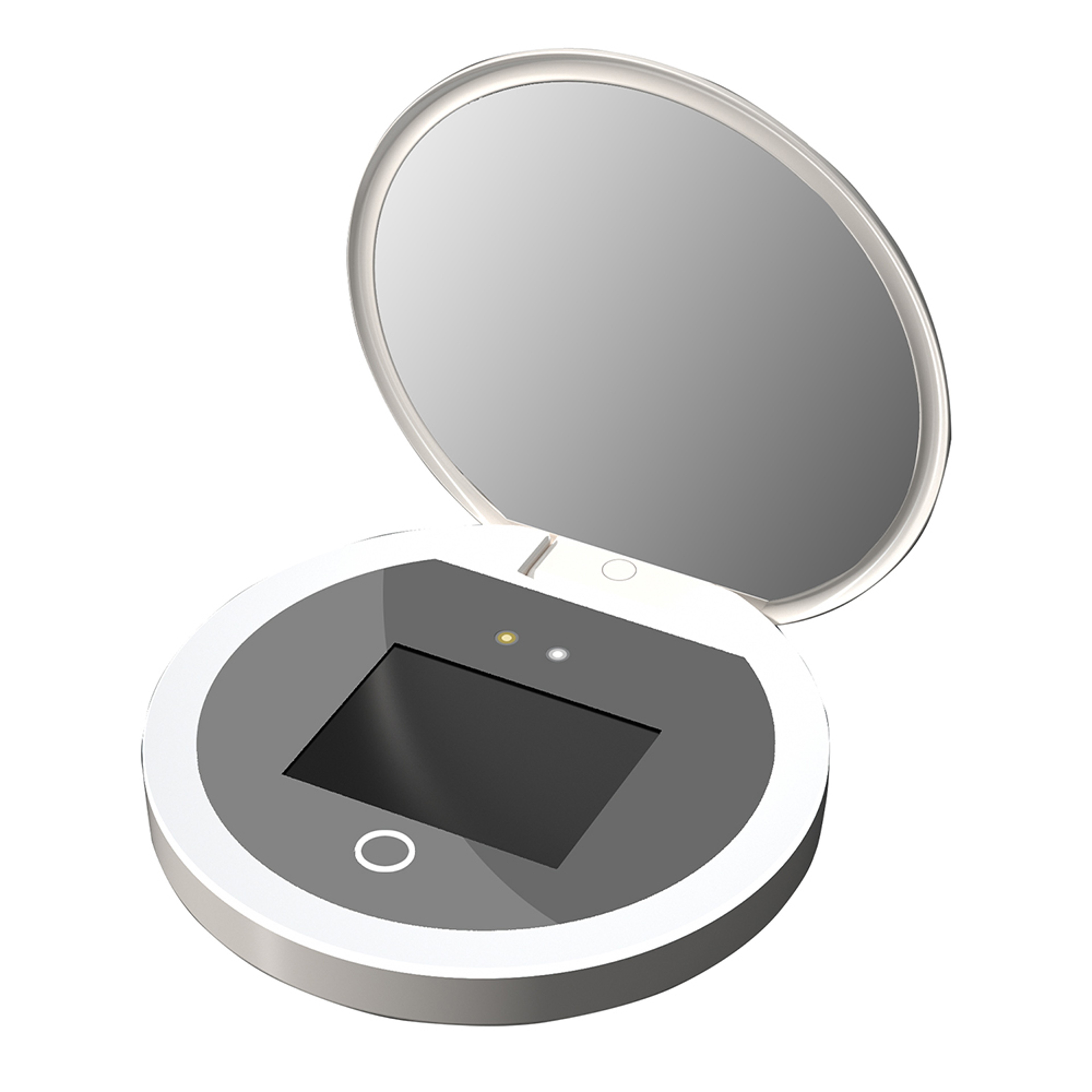 UV Smart Sunscreen Mirror Portable LED Makeup Mirror with UV Detection – view 8